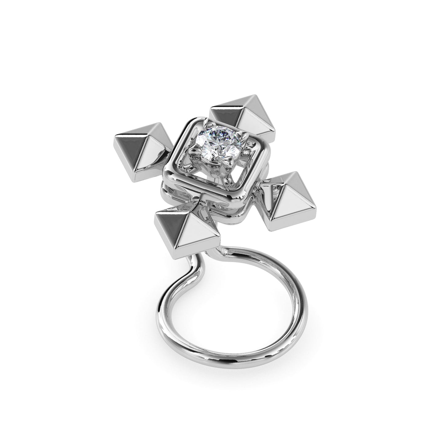 18k white gold image 4 - image 4