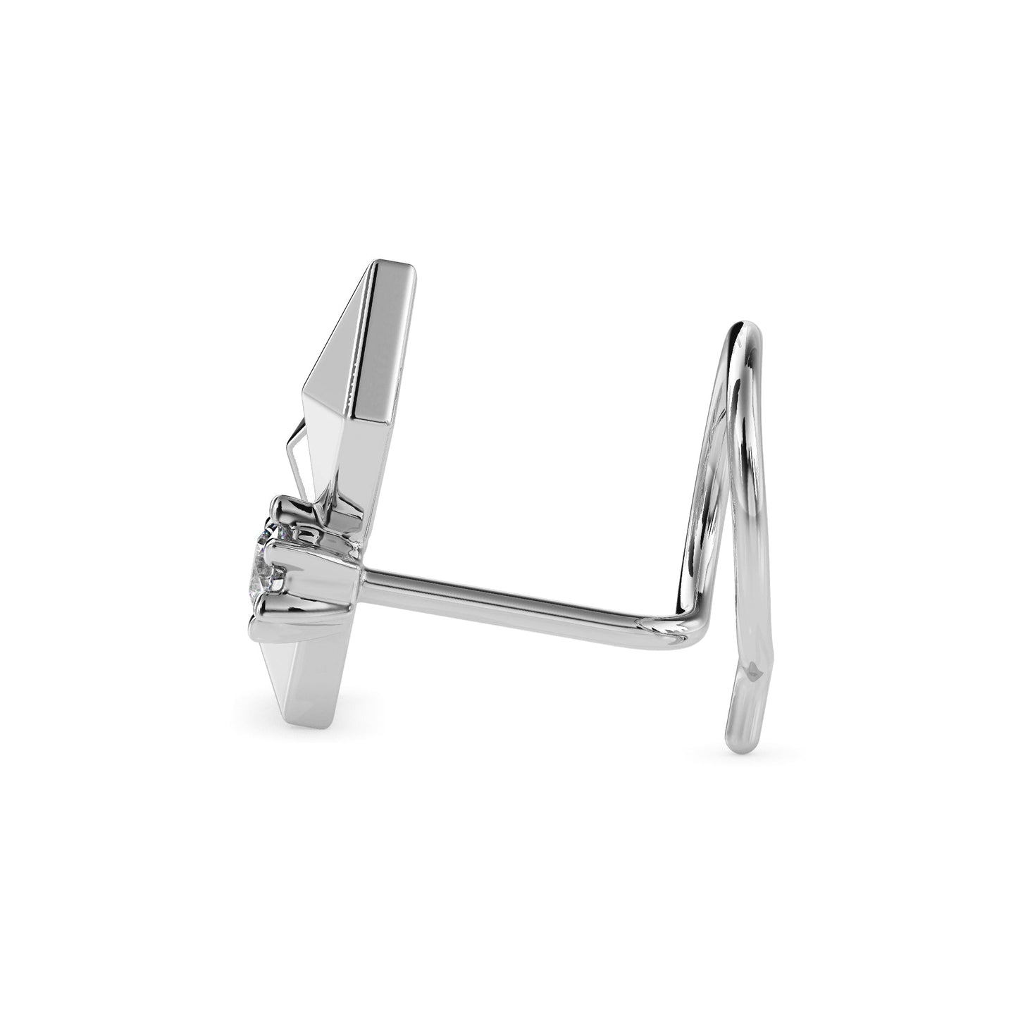 14k white gold image 3 - image 3