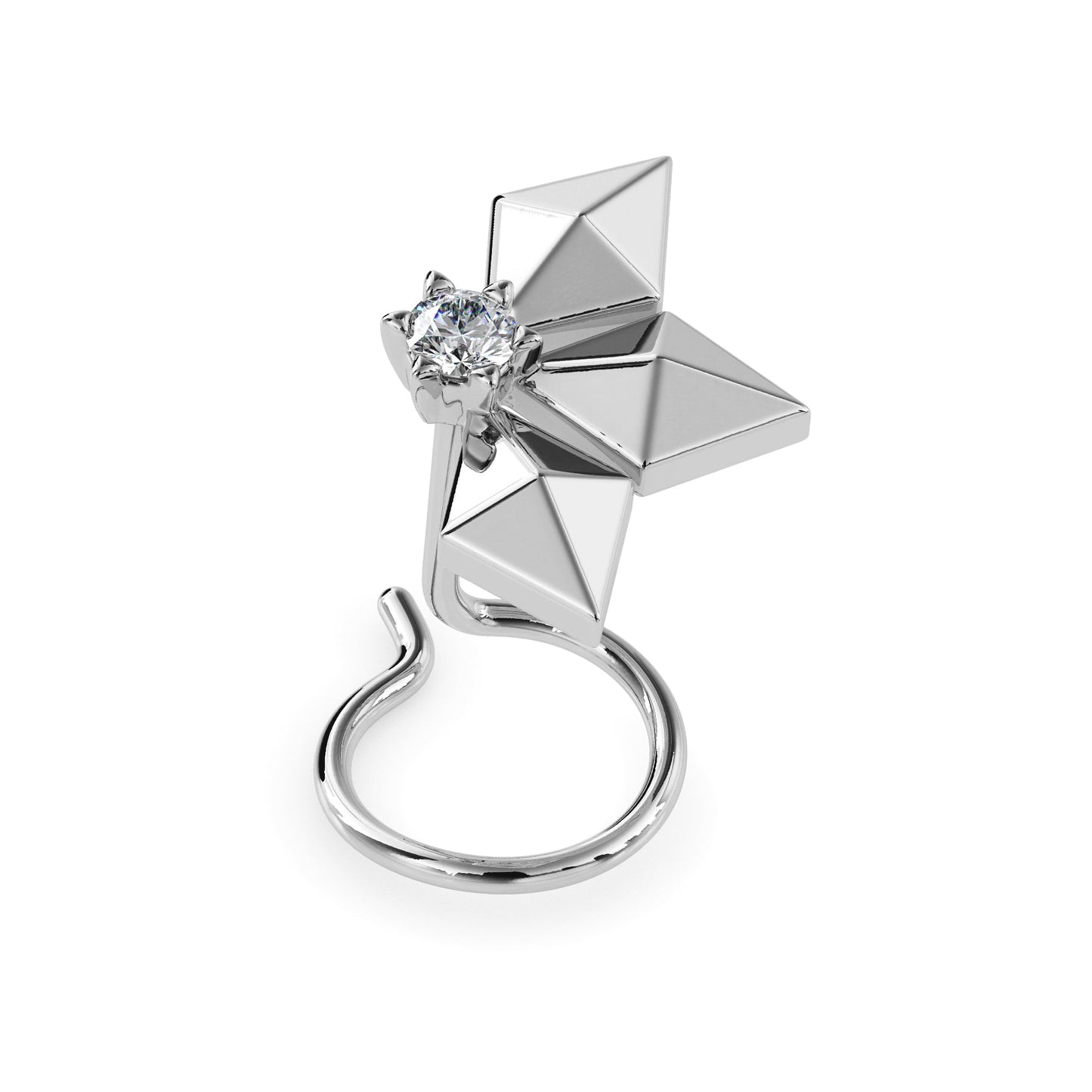 18k white gold image 4 - image 4