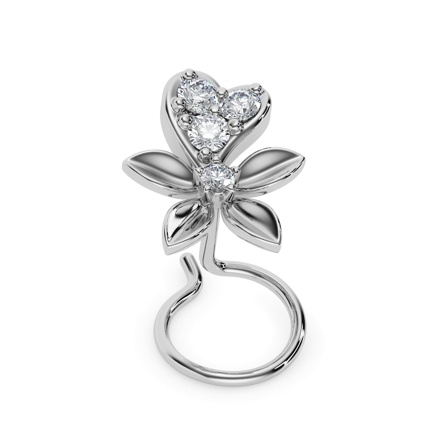 14k white gold image 4 - image 4