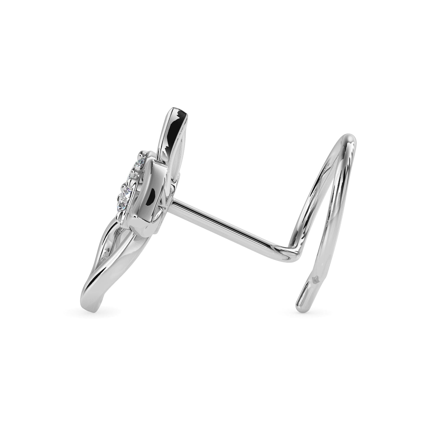 18k white gold image 3 - image 3