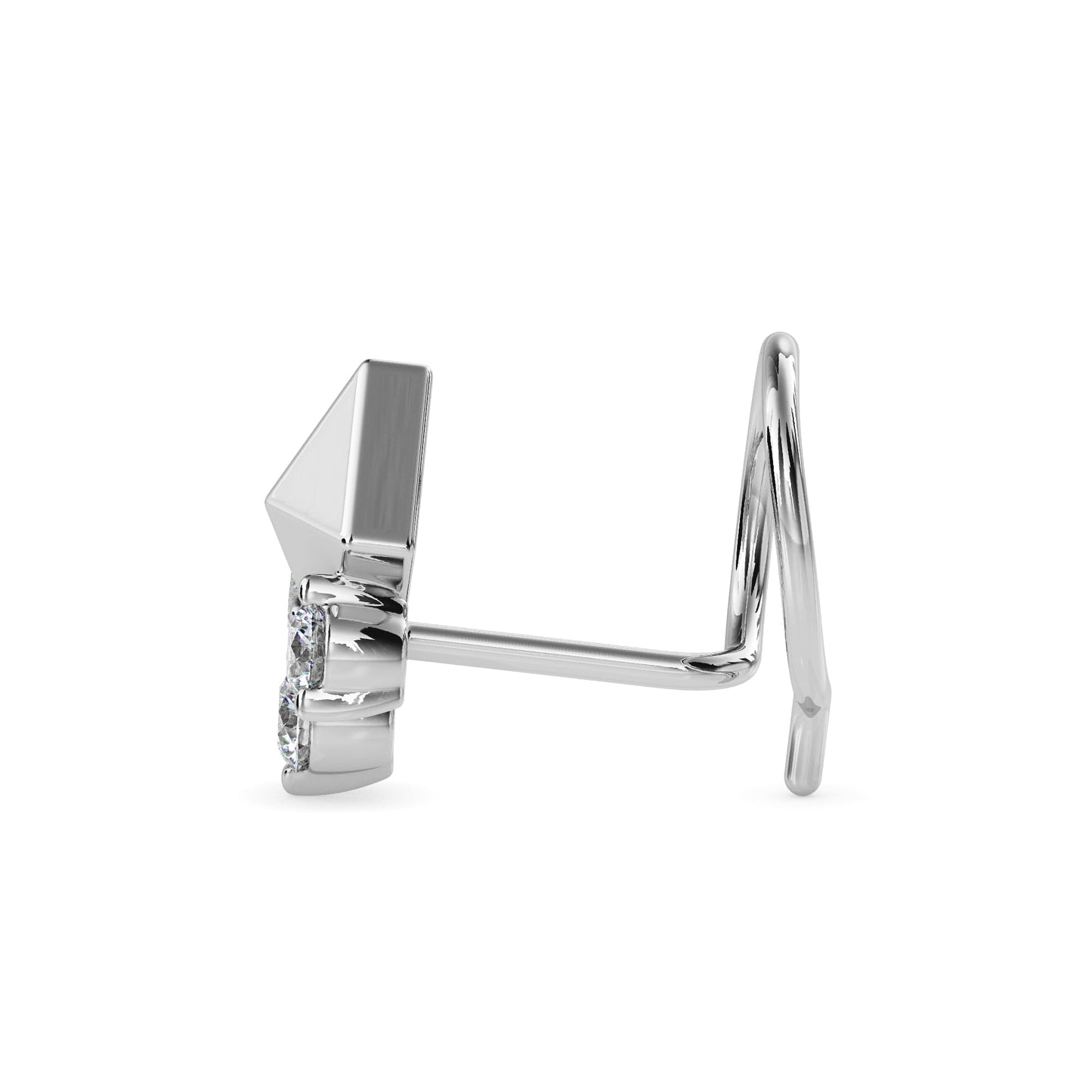 14k white gold image 3 - image 3