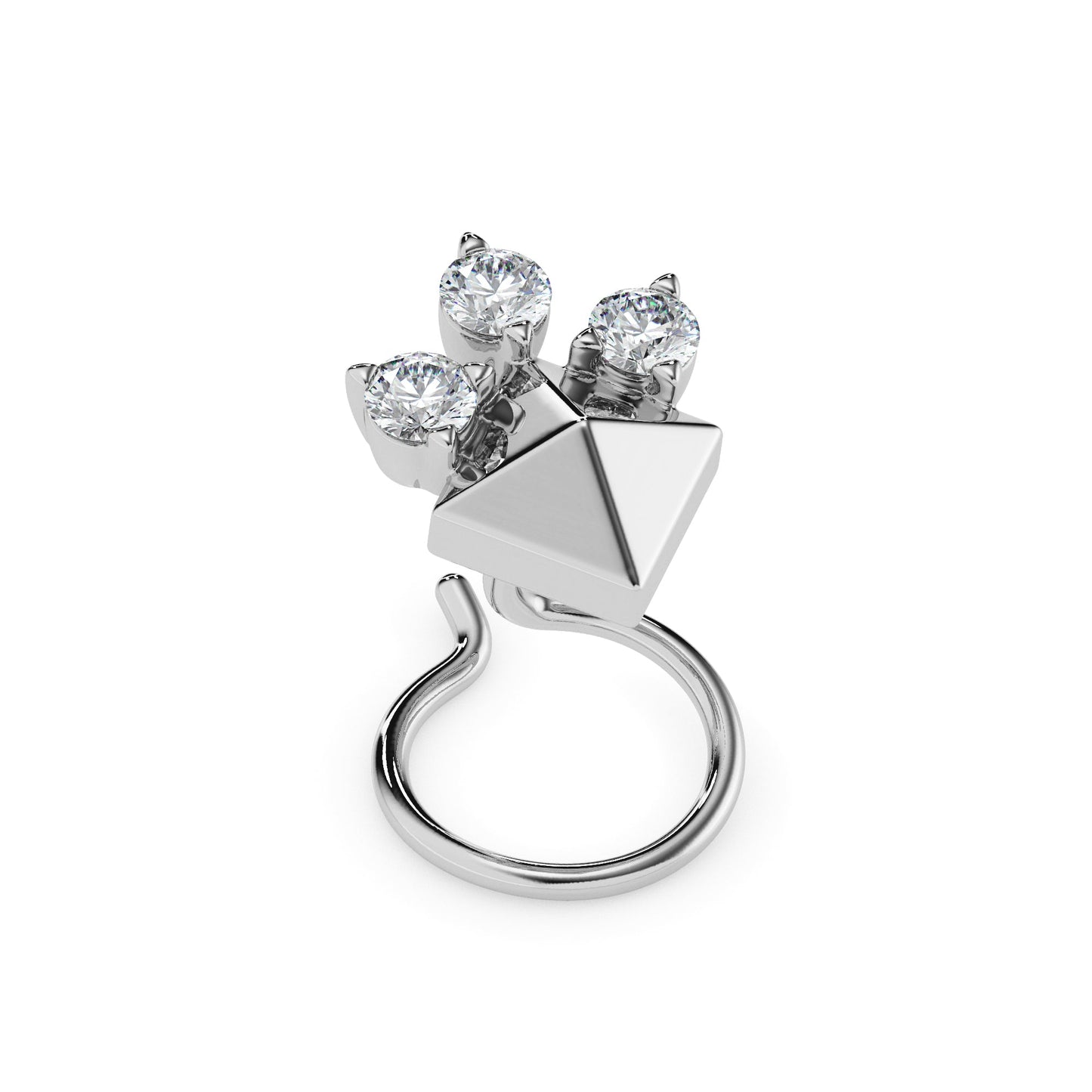 18k white gold image 4 - image 4
