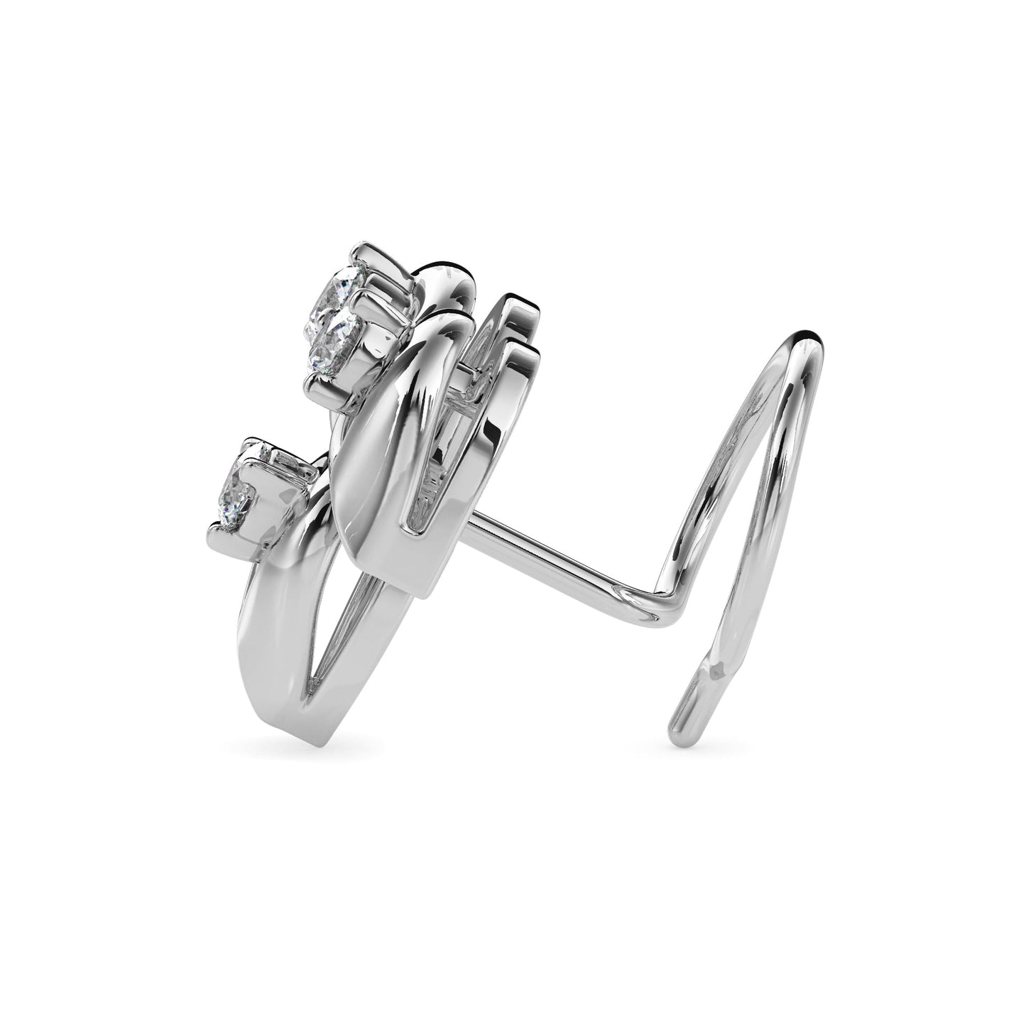 14k white gold image 3 - image 3