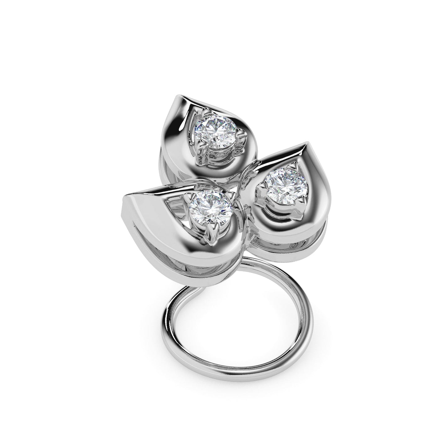 14k white gold image 4 - image 4