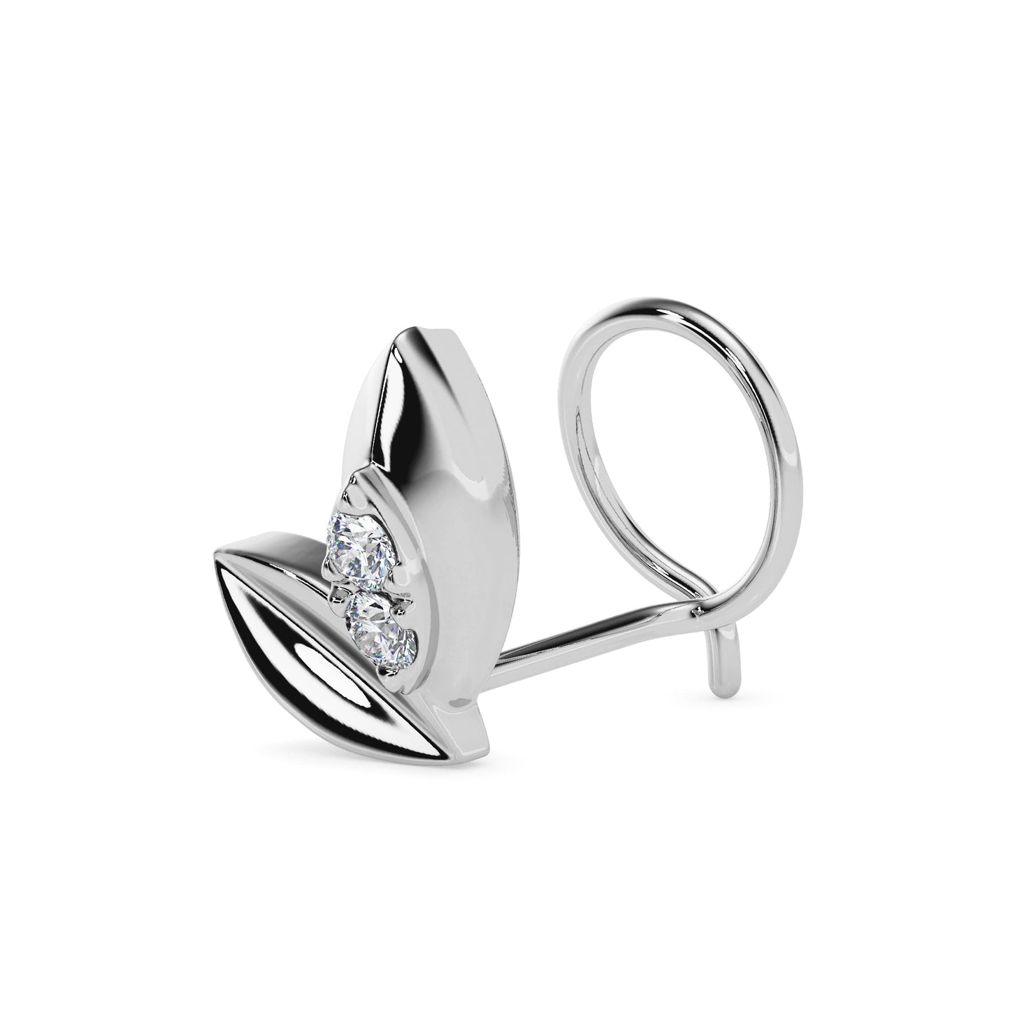 14k white gold image 2 - image 2