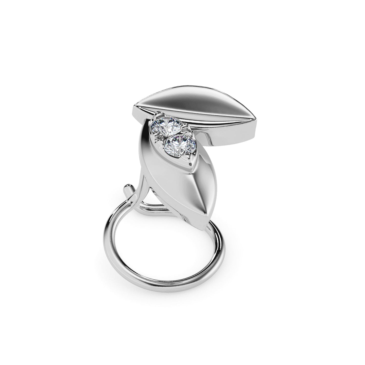 14k white gold image 4 - image 4
