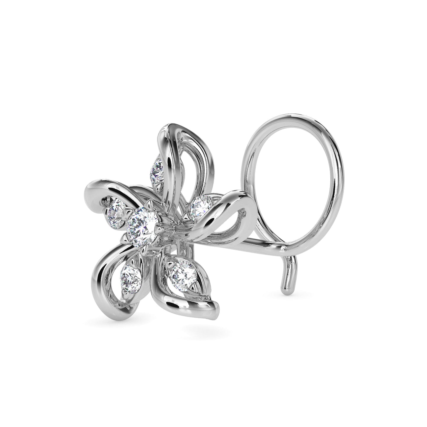 14k white gold image 2 - image 2
