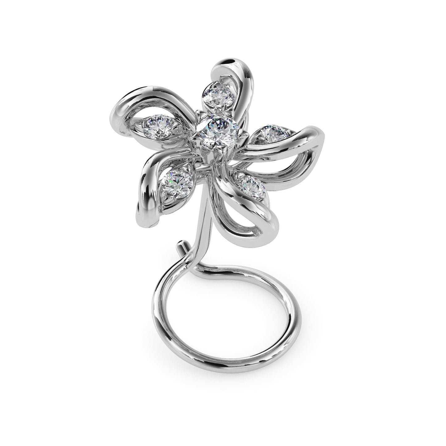 18k white gold image 4 - image 4