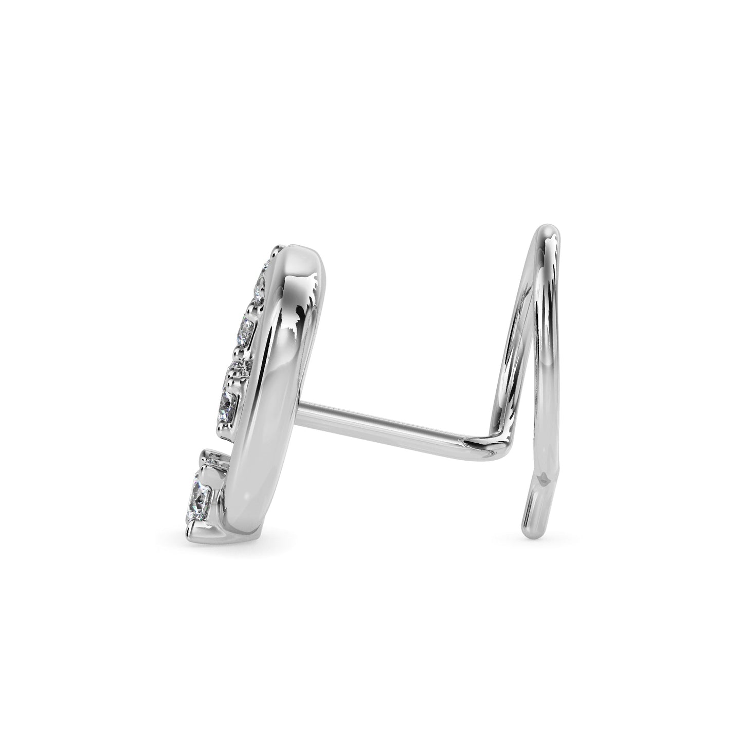 18k white gold image 3 - image 3