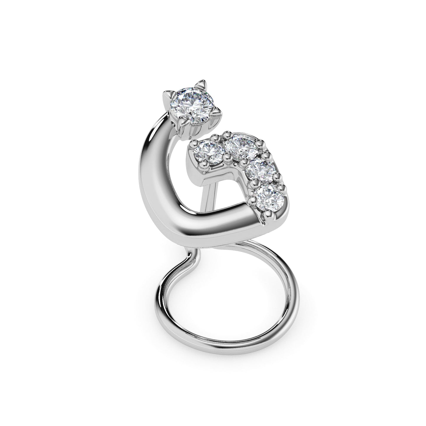 14k white gold image 4 - image 4