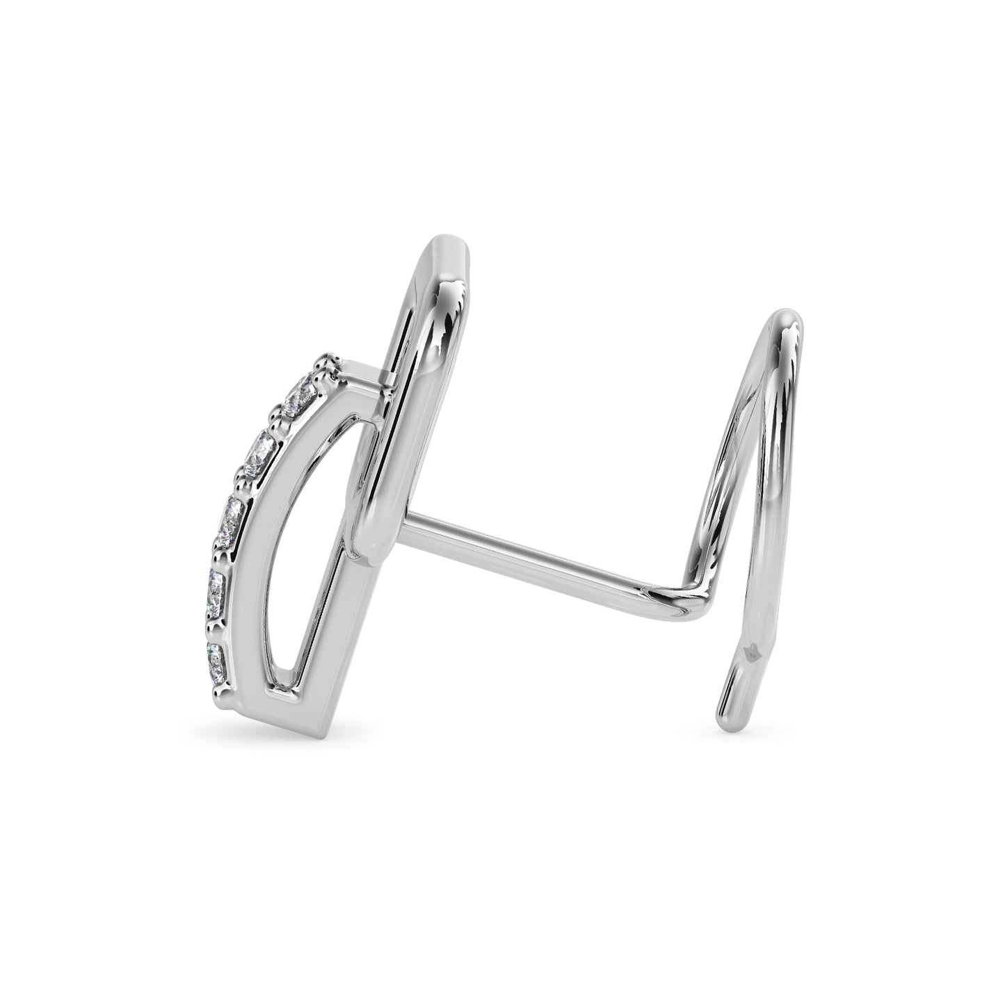 18k white gold image 3 - image 3