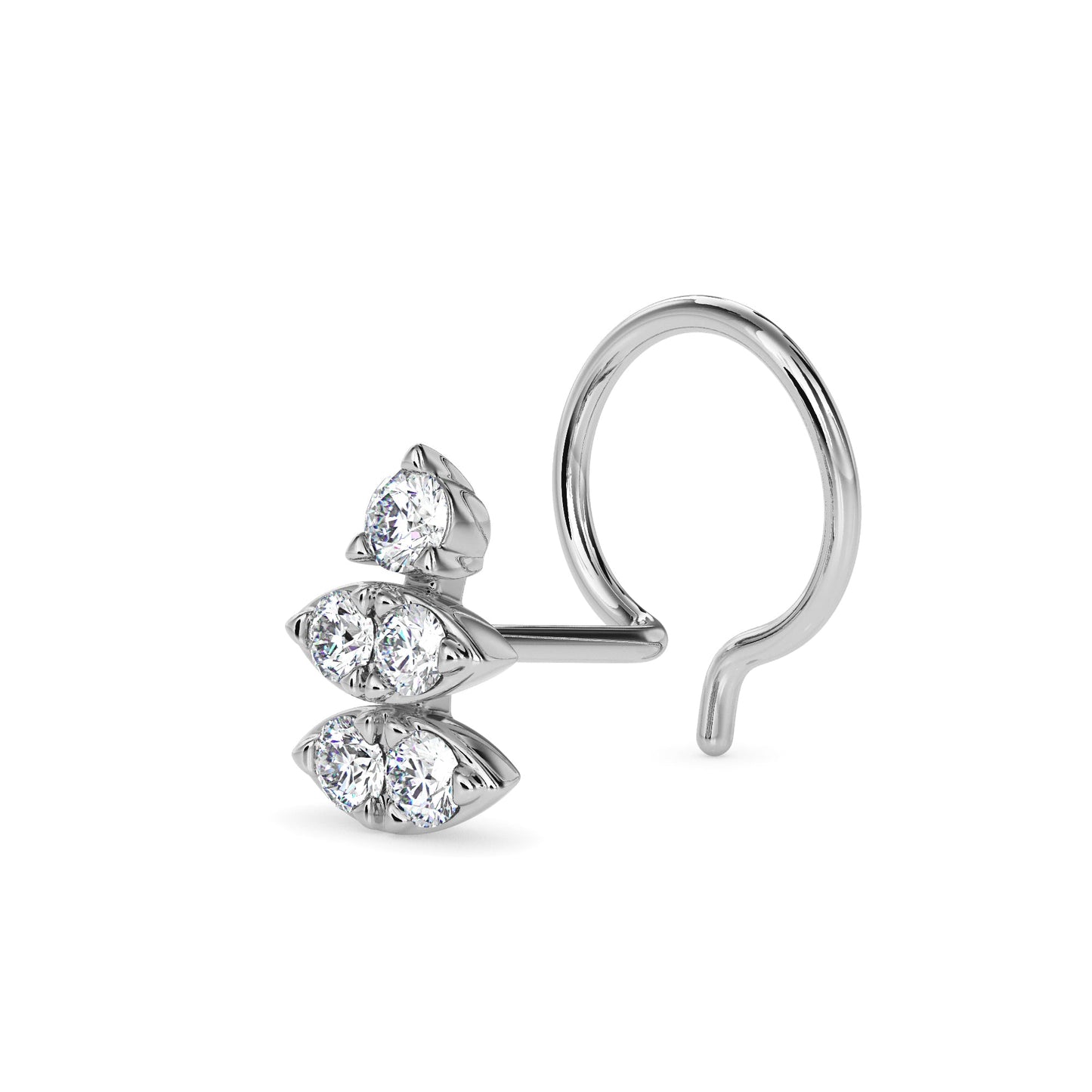 18k white gold image 2 - image 2