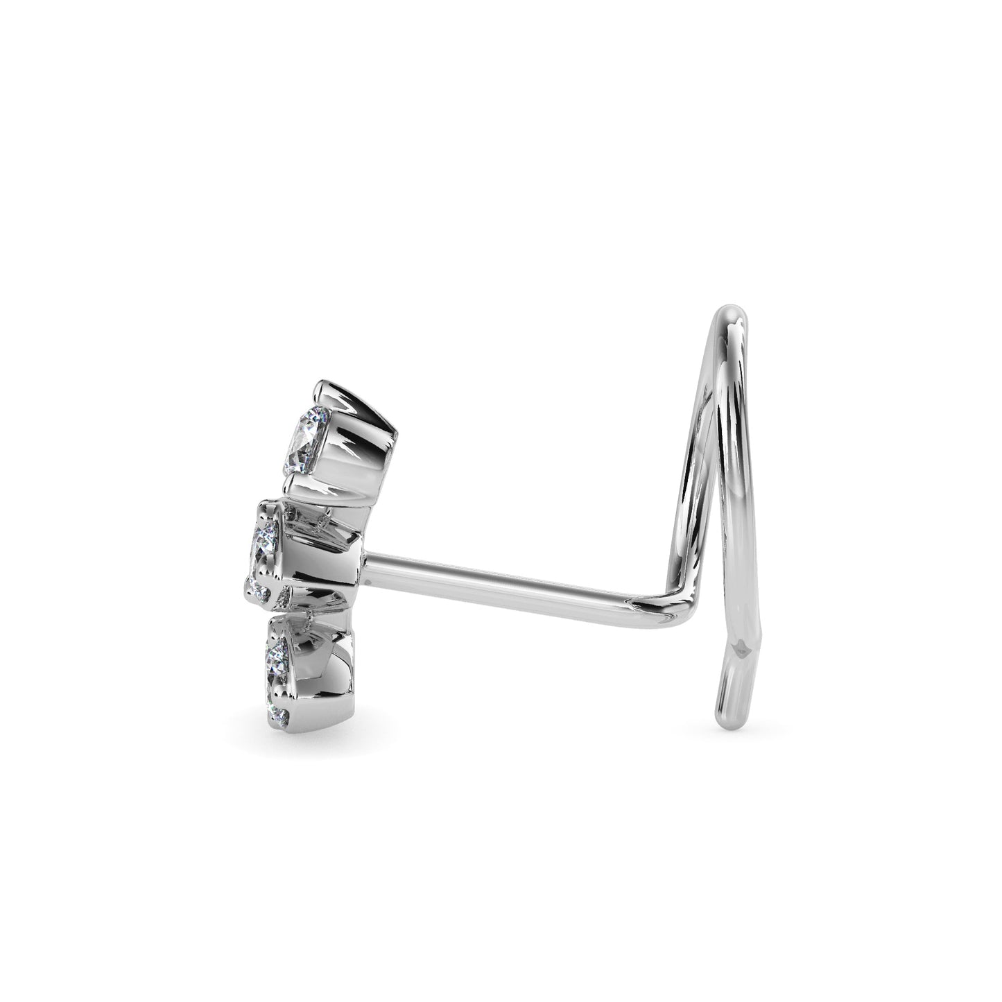 18k white gold image 3 - image 3