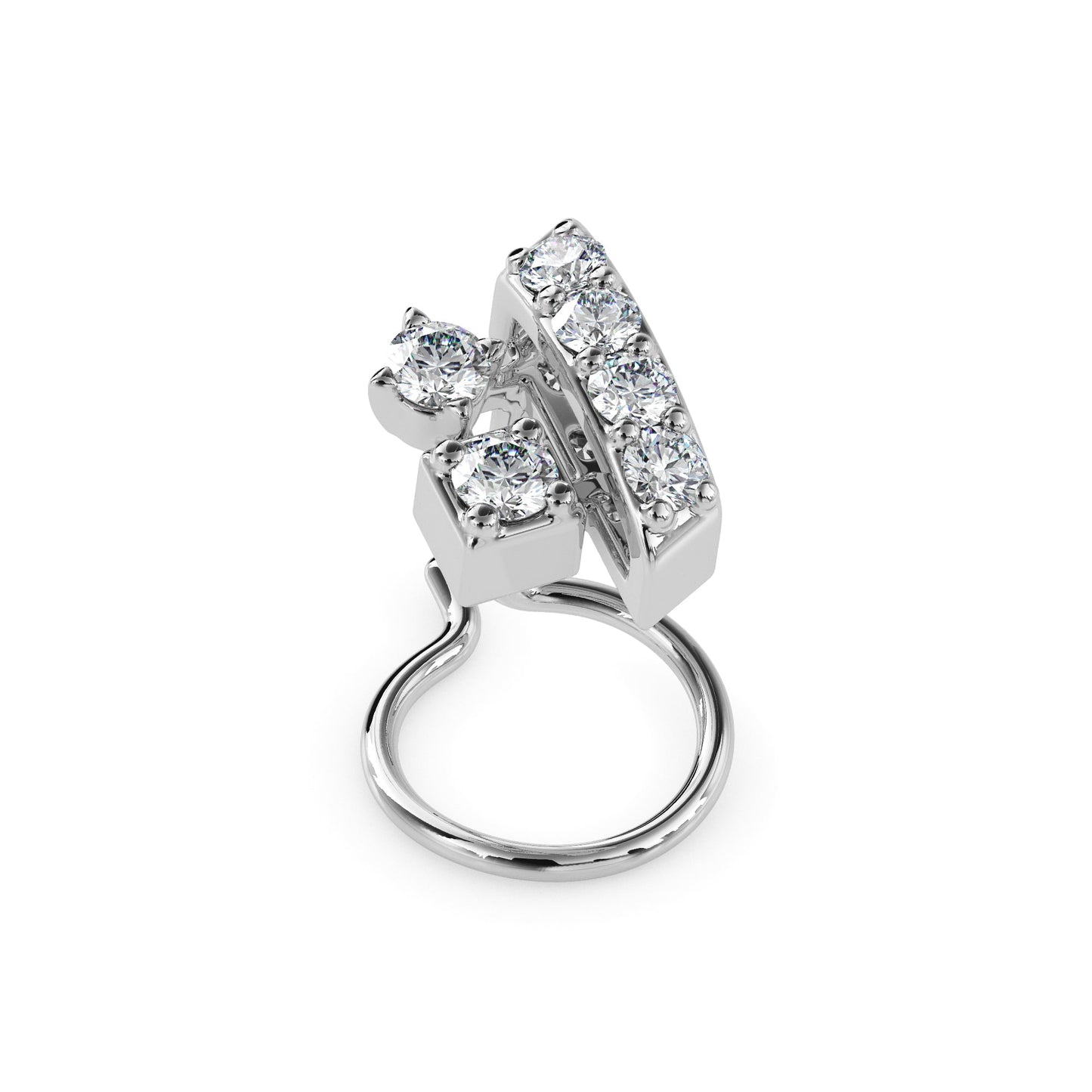18k white gold image 4 - image 4