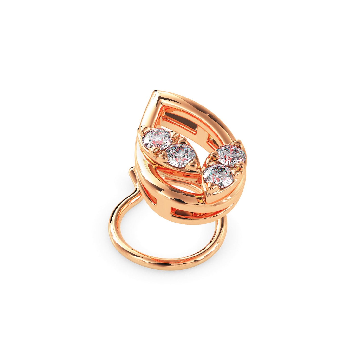 18k rose gold image 4 - image 4