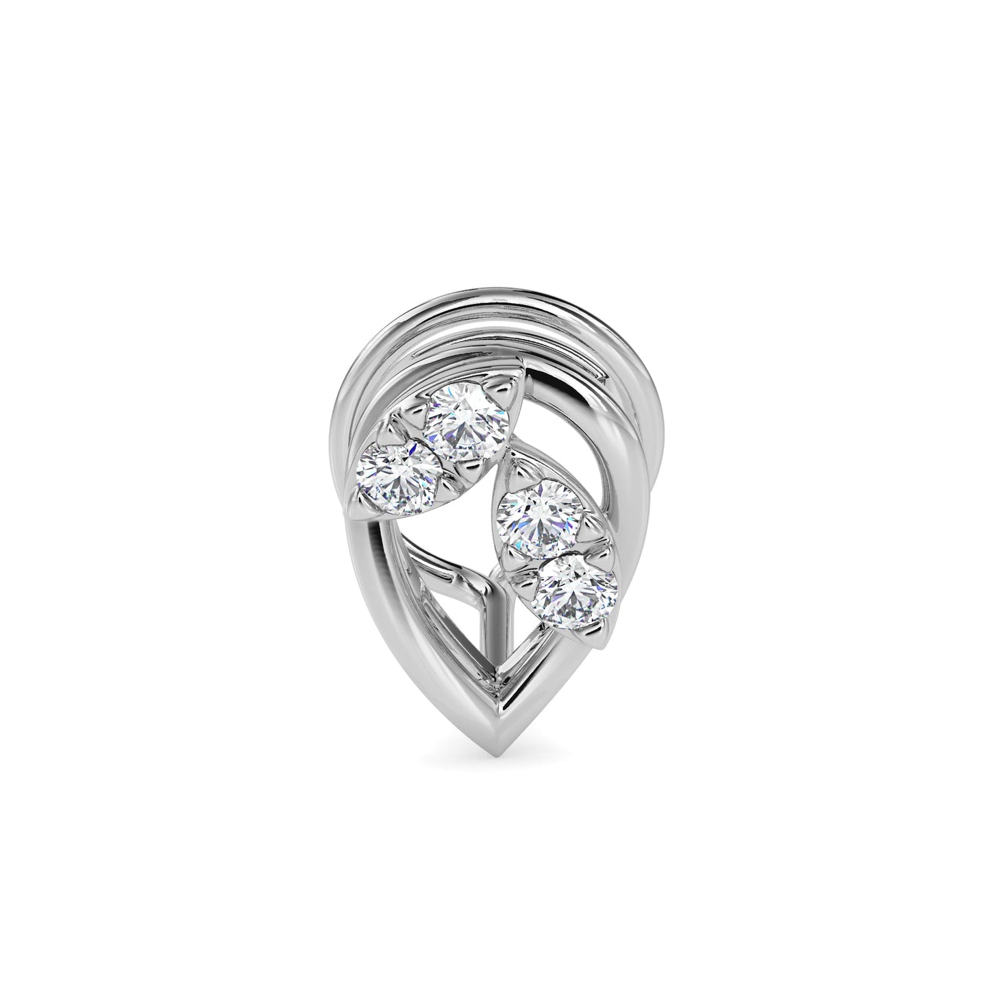 14k white gold image 1 - image 1