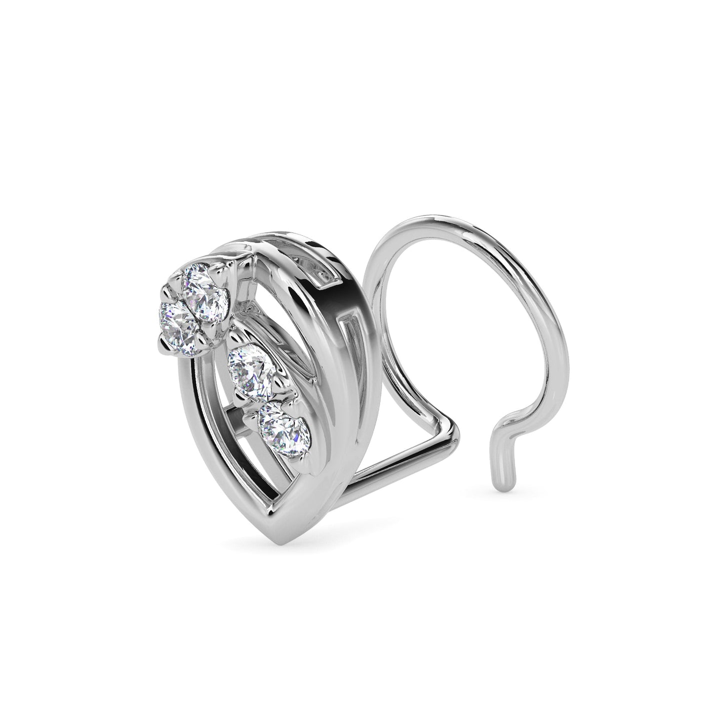 14k white gold image 2 - image 2