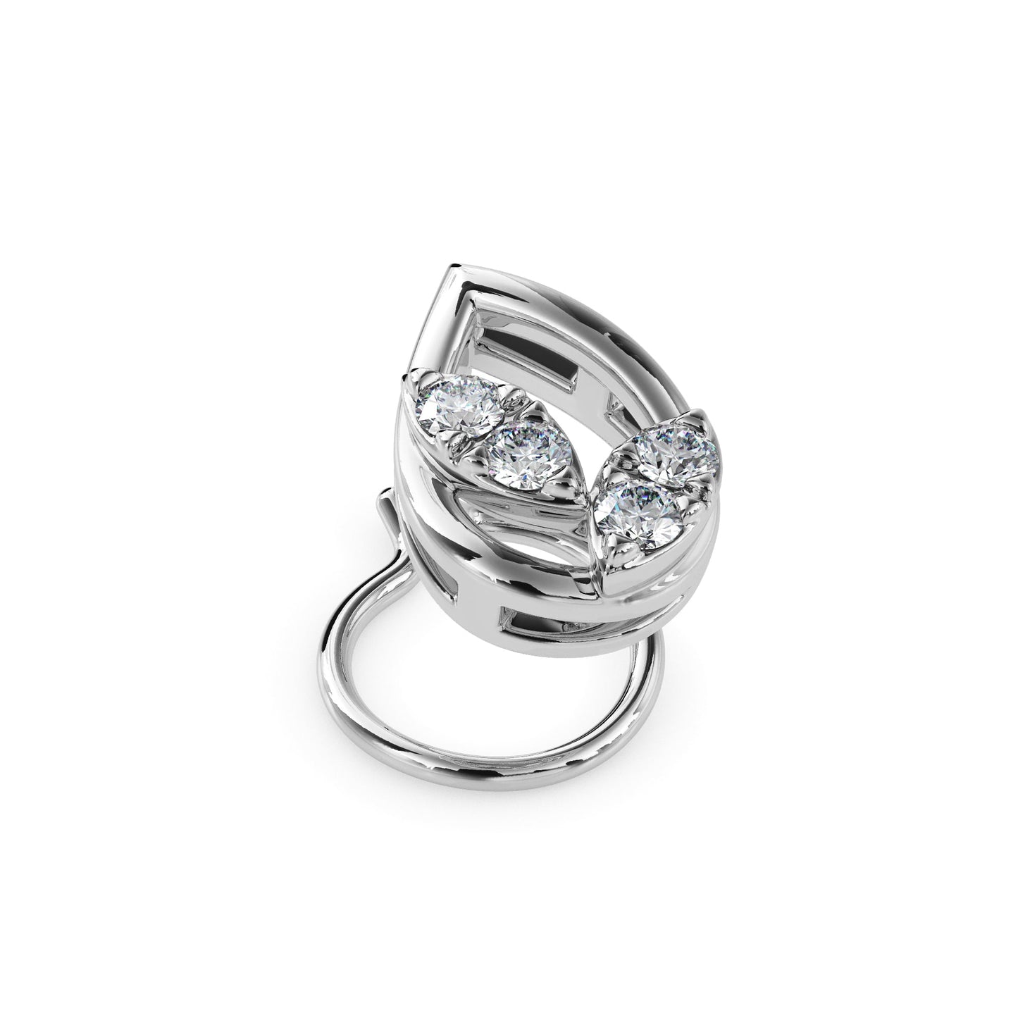 18k white gold image 4 - image 4