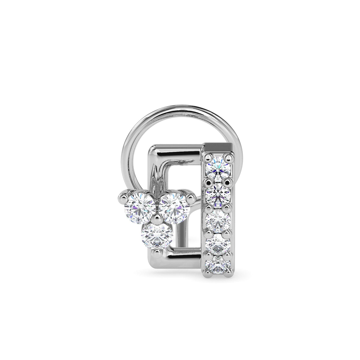 18k white gold image 1 - image 1