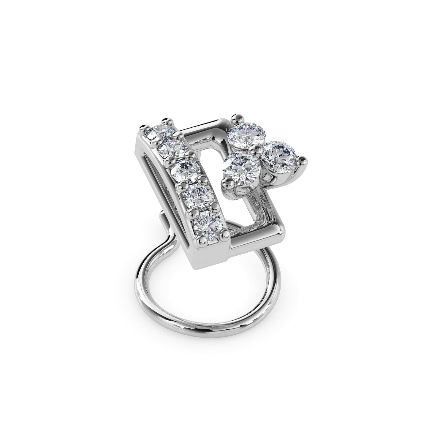 18k white gold image 4 - image 4