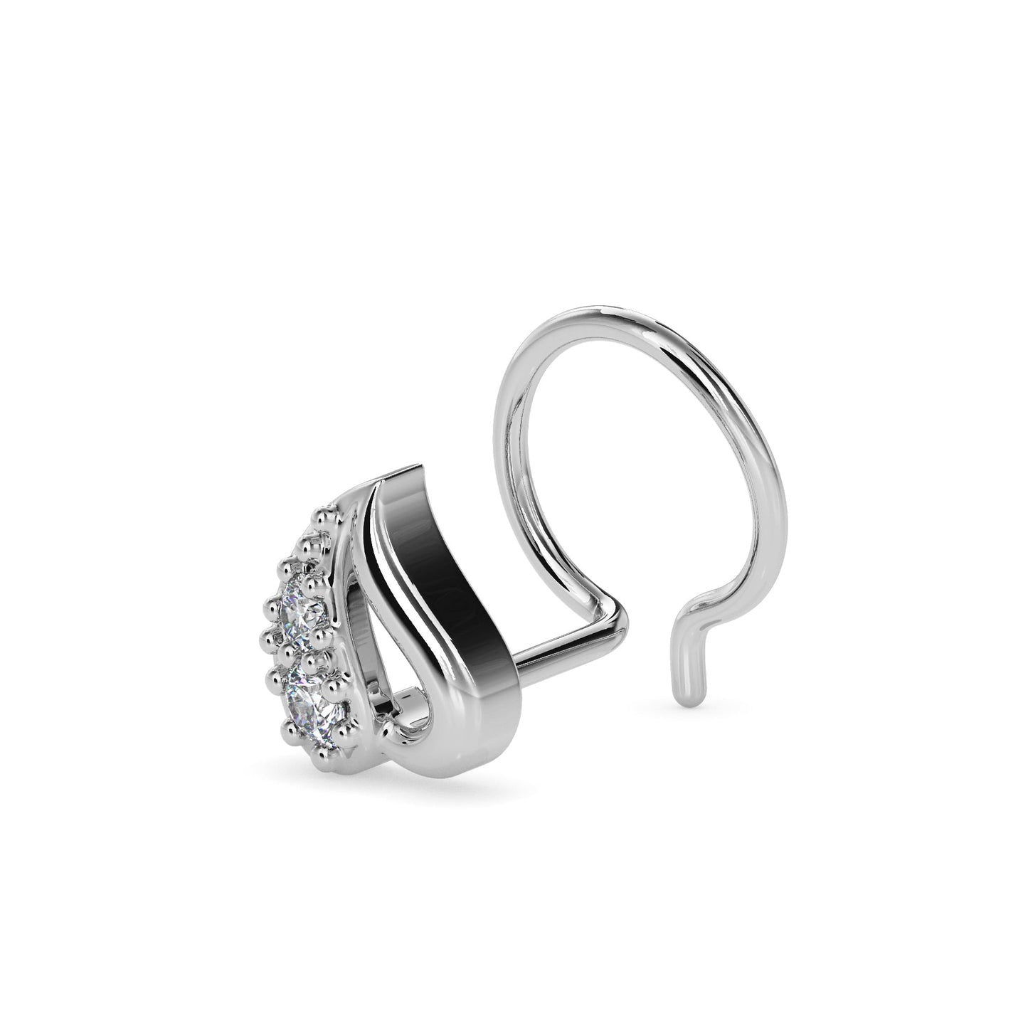 14k white gold image 2 - image 2