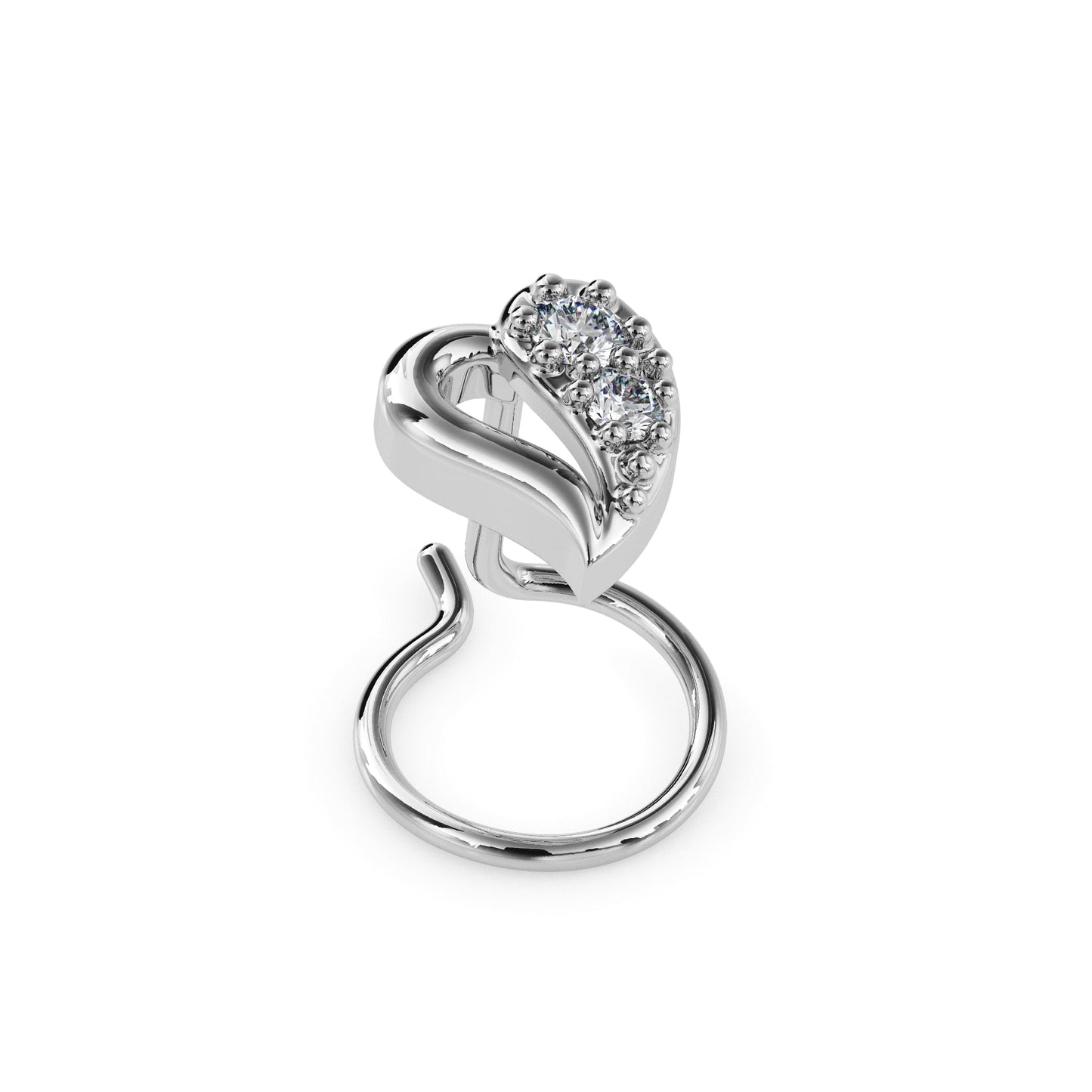 18k white gold image 4 - image 4