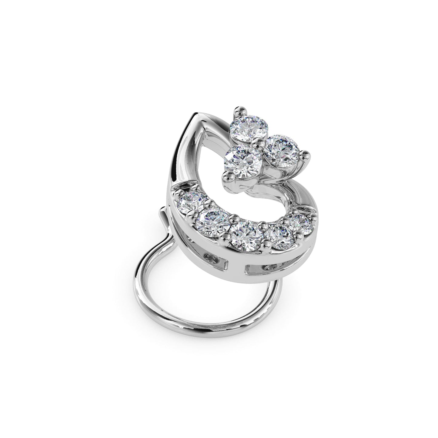 14k white gold image 4 - image 4