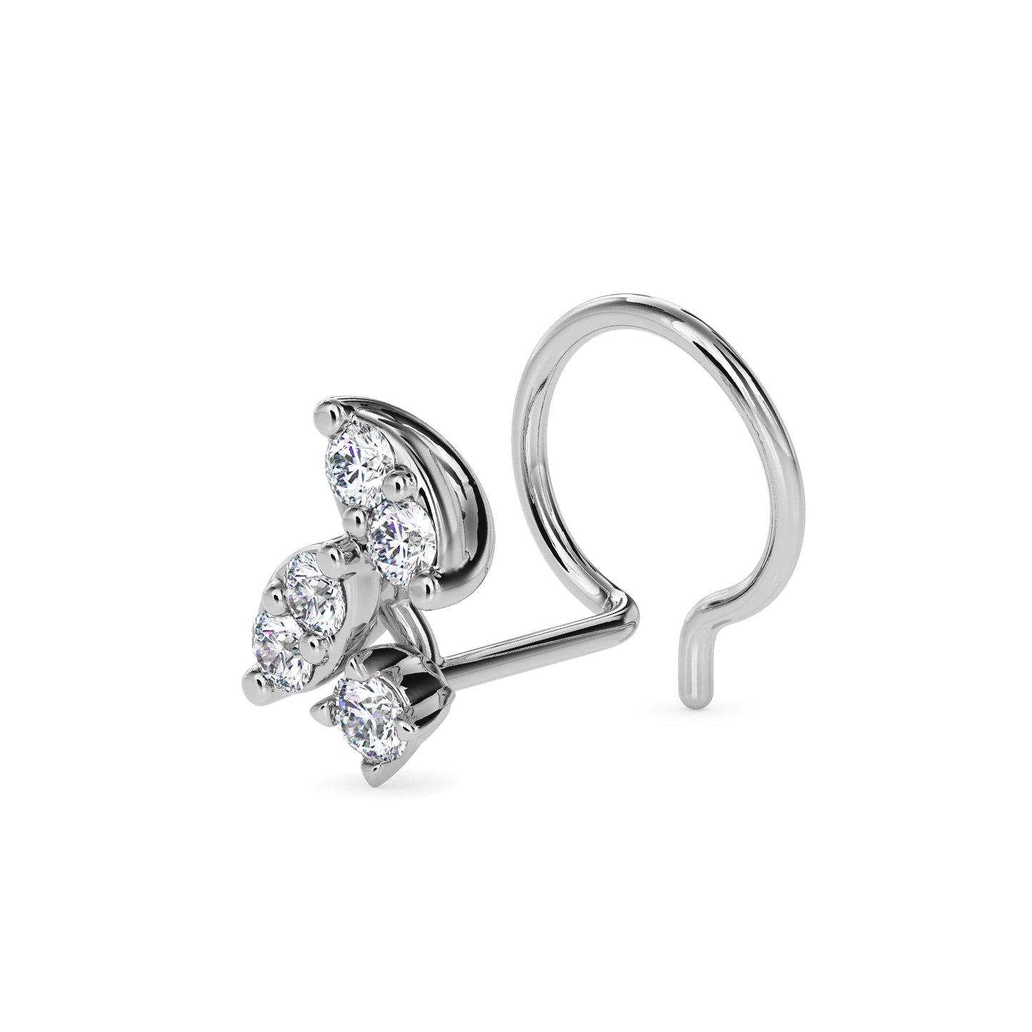 18k white gold image 2 - image 2