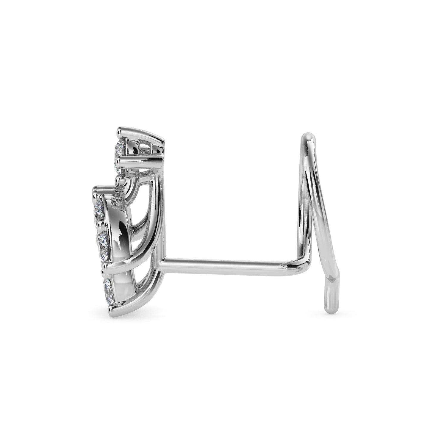 14k white gold image 3 - image 3