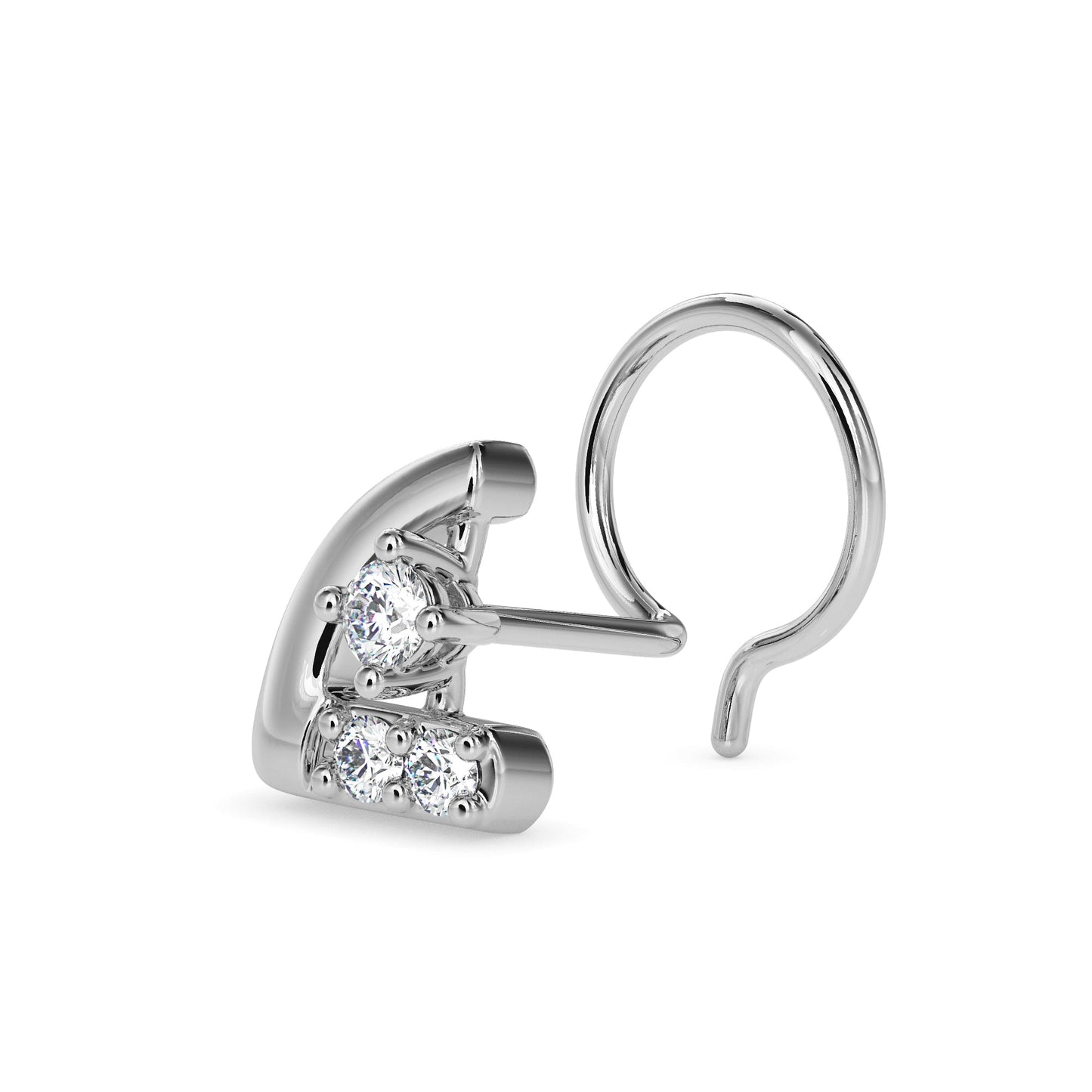 18k white gold image 2 - image 2