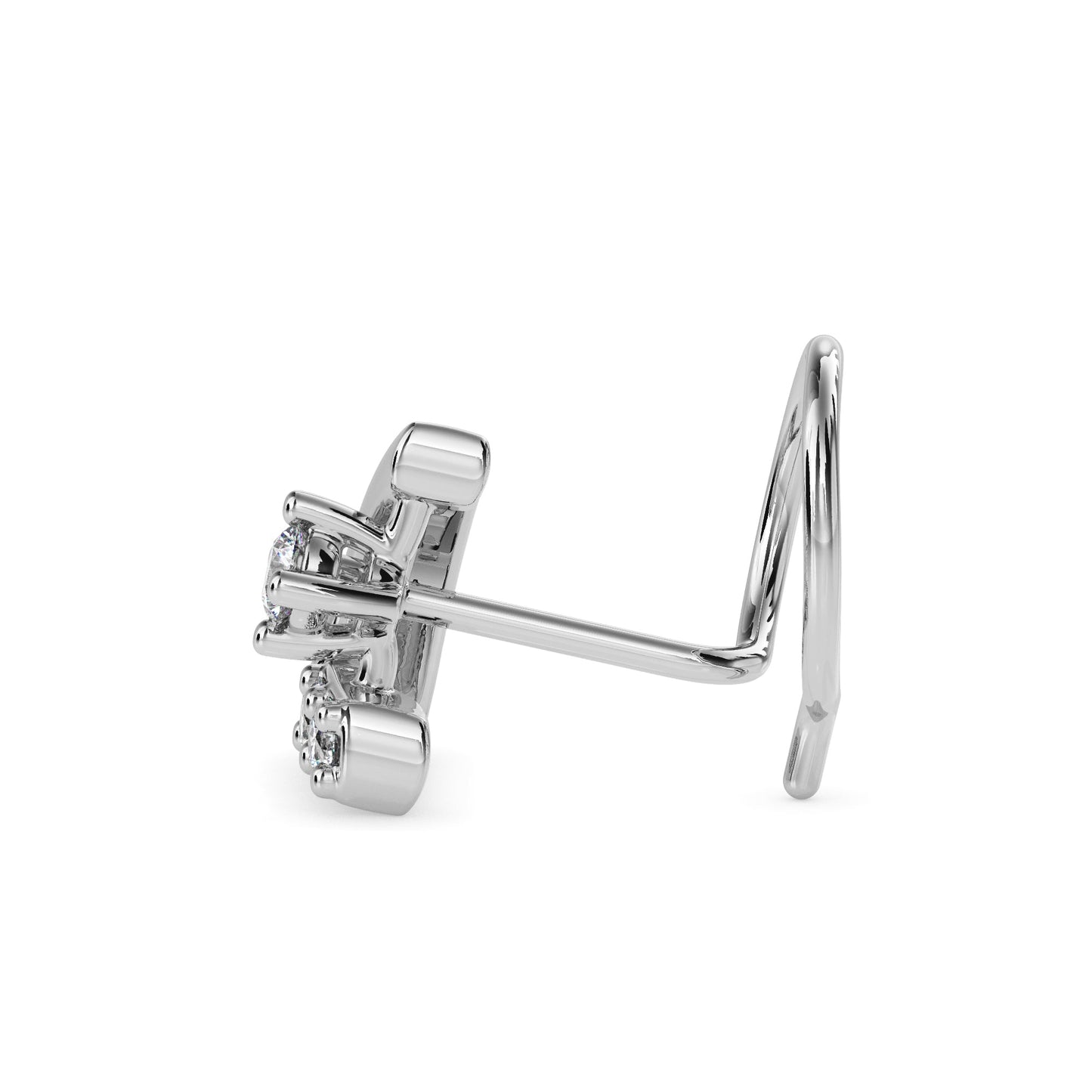14k white gold image 3 - image 3