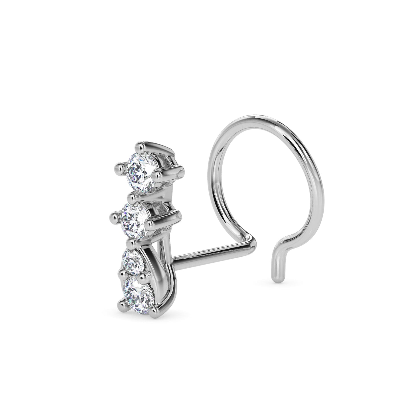 18k white gold image 2 - image 2