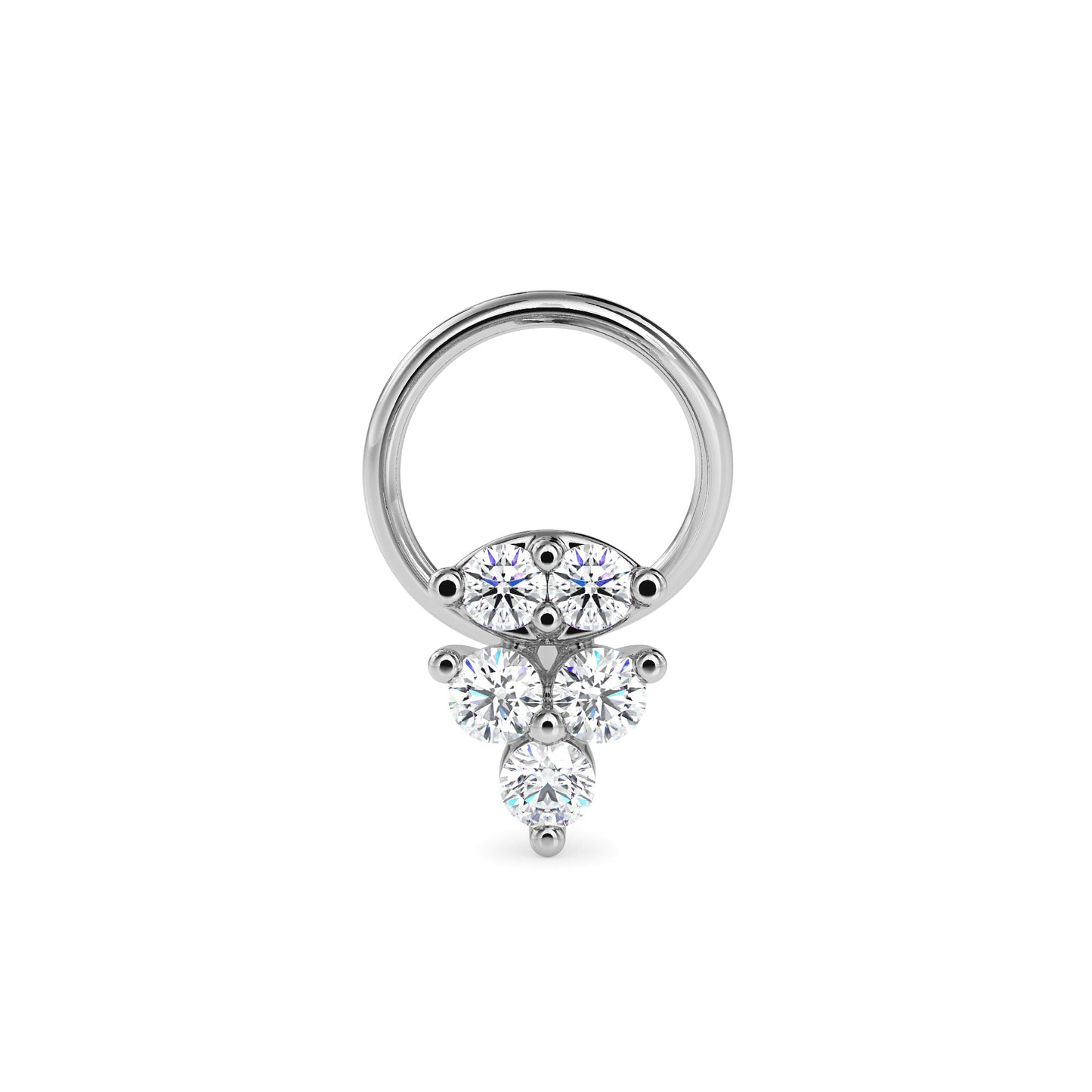 18k white gold image 1 - image 1