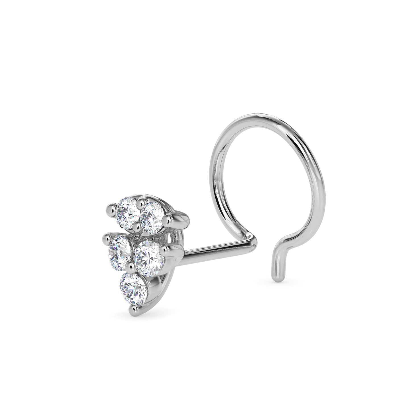 18k white gold image 2 - image 2