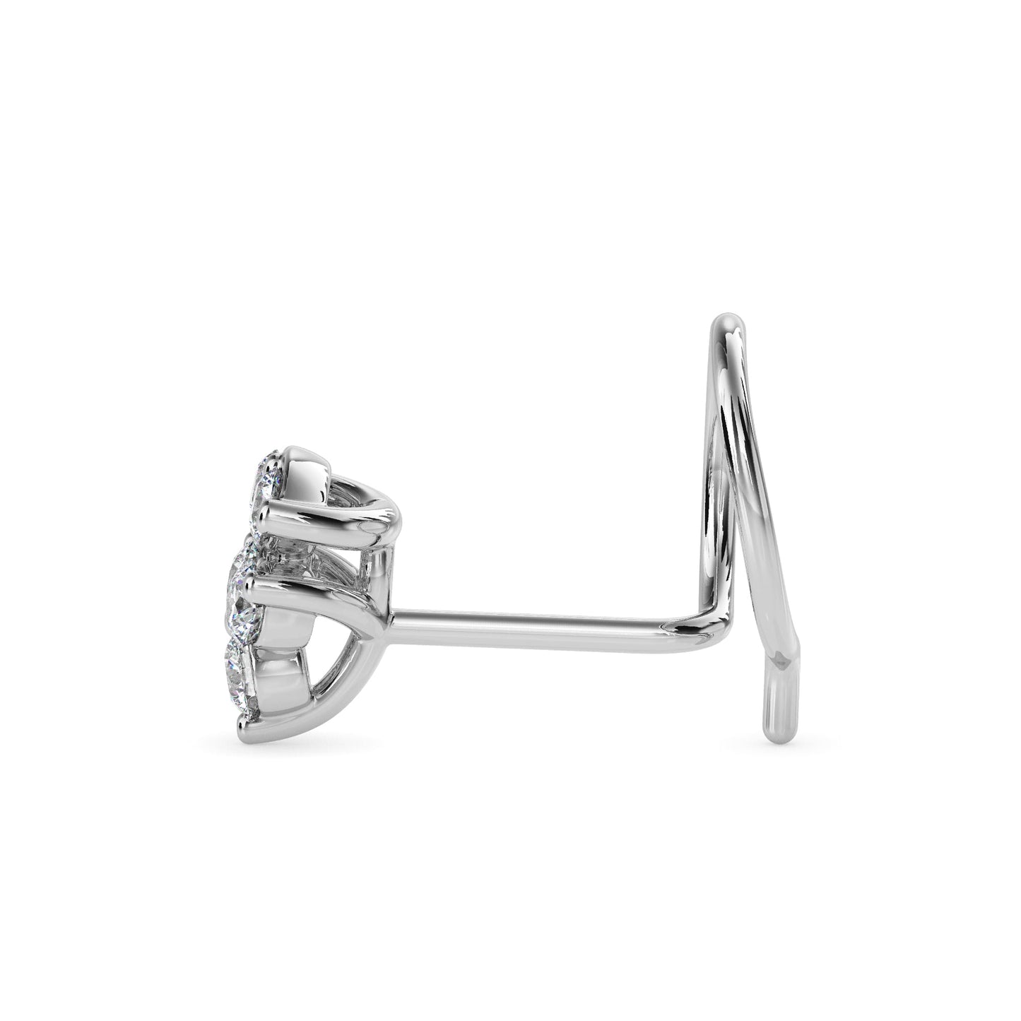14k white gold image 3 - image 3