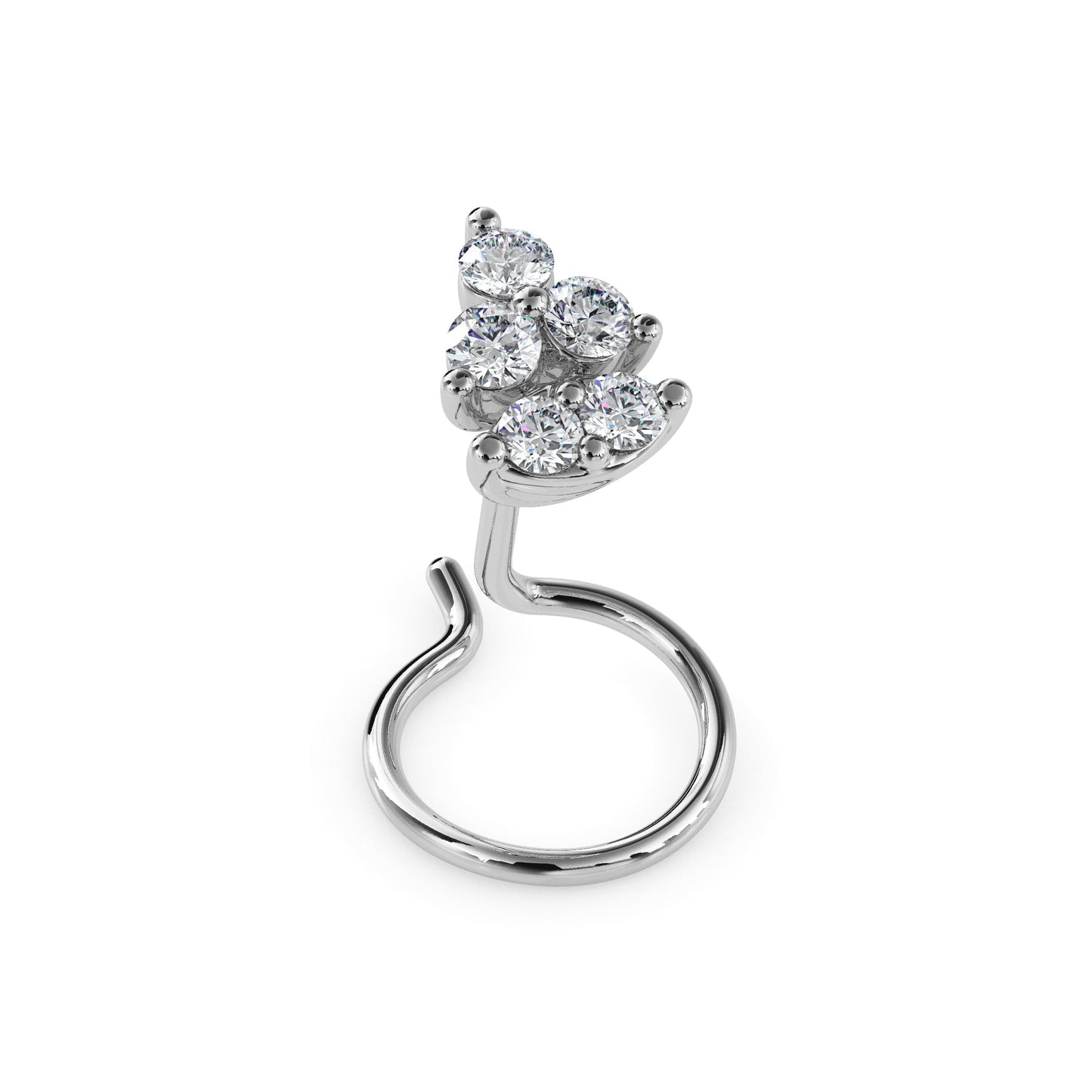 18k white gold image 4 - image 4
