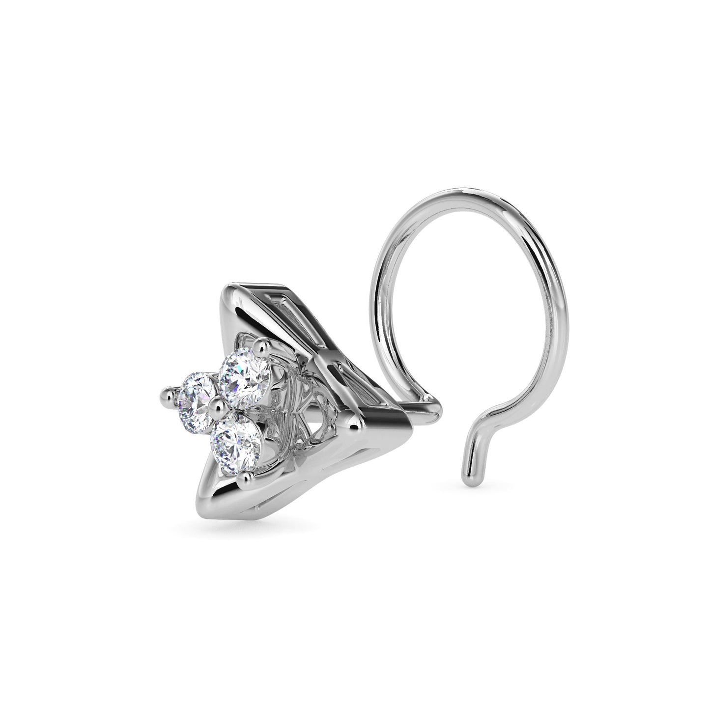 14k white gold image 2 - image 2