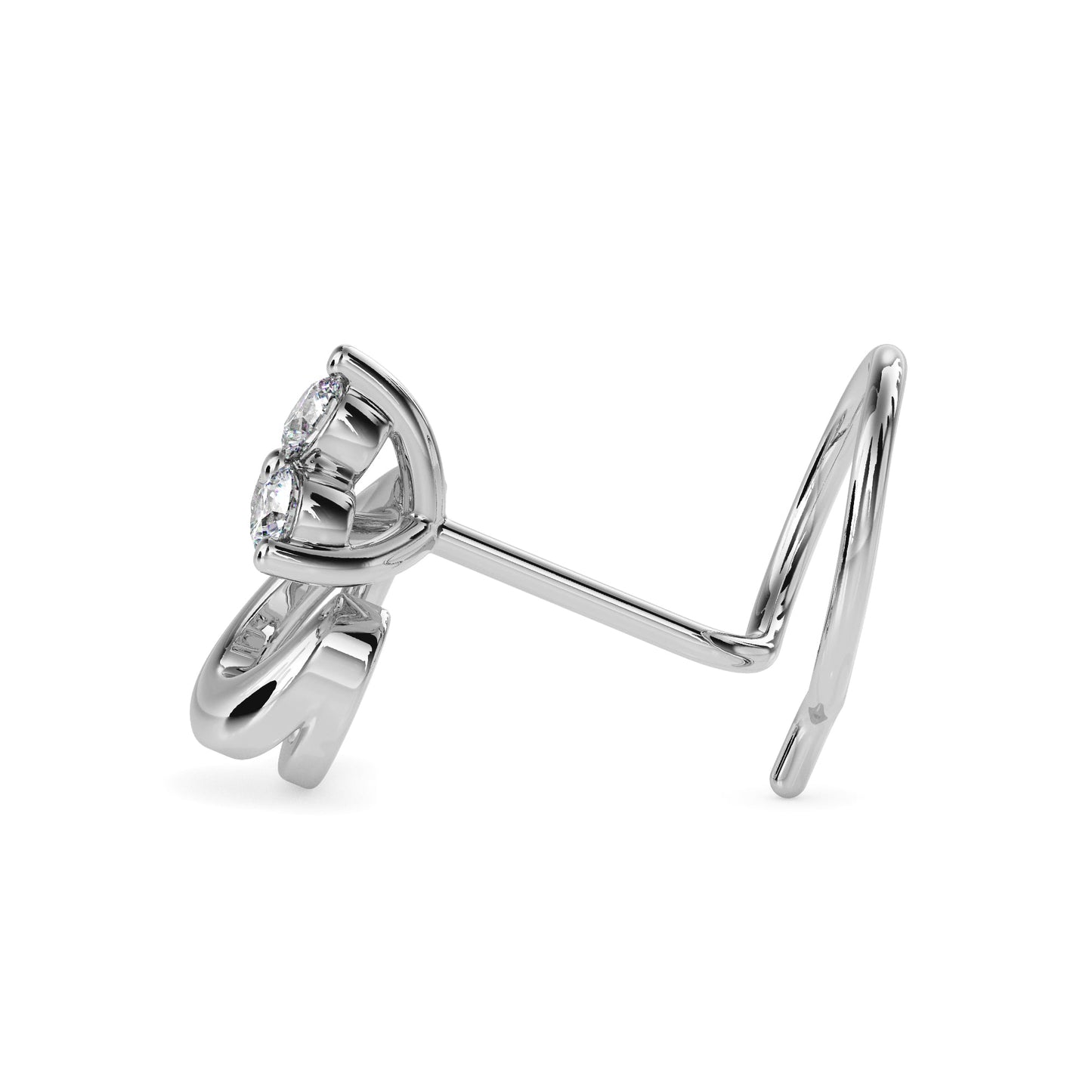 18k white gold image 3 - image 3