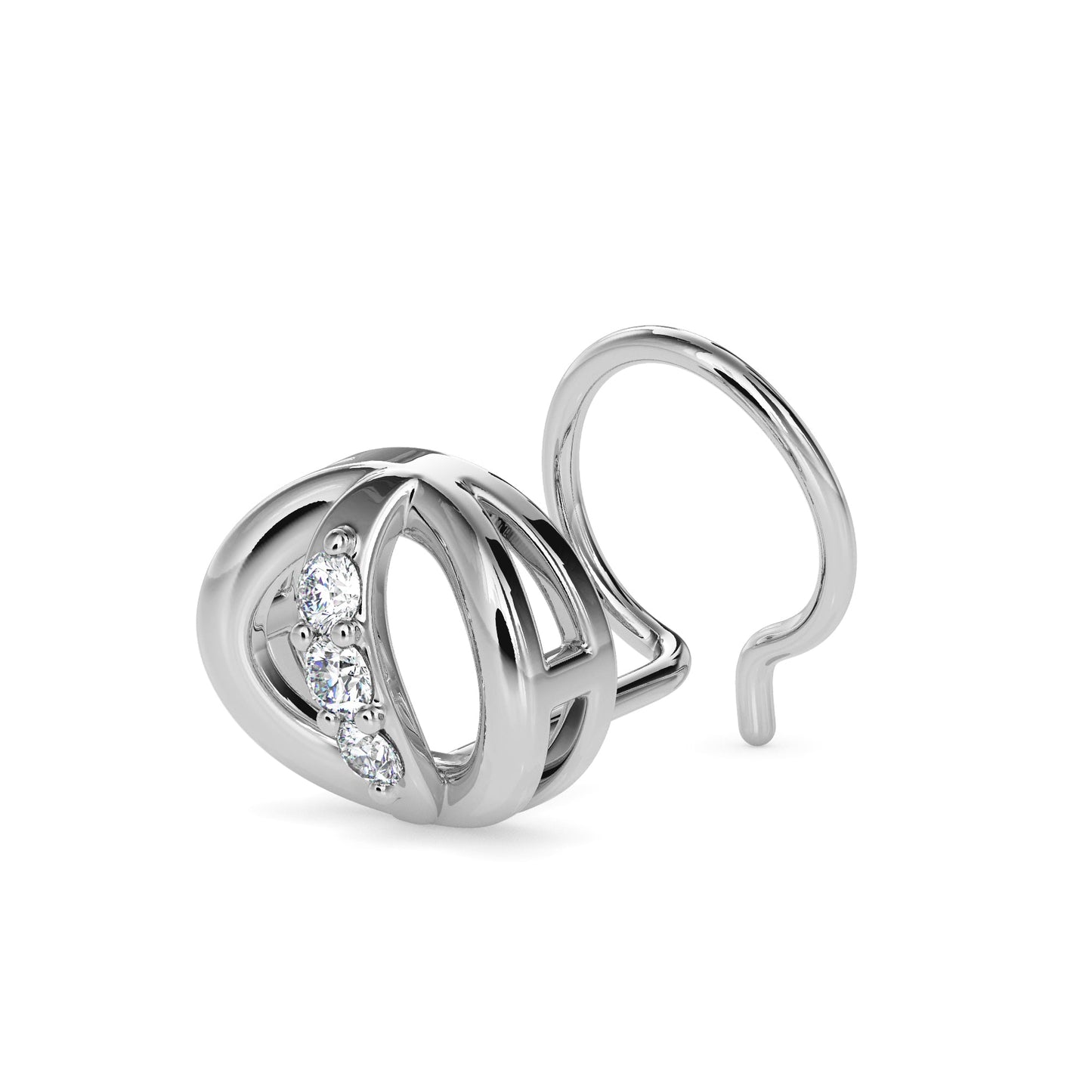 18k white gold image 2 - image 2