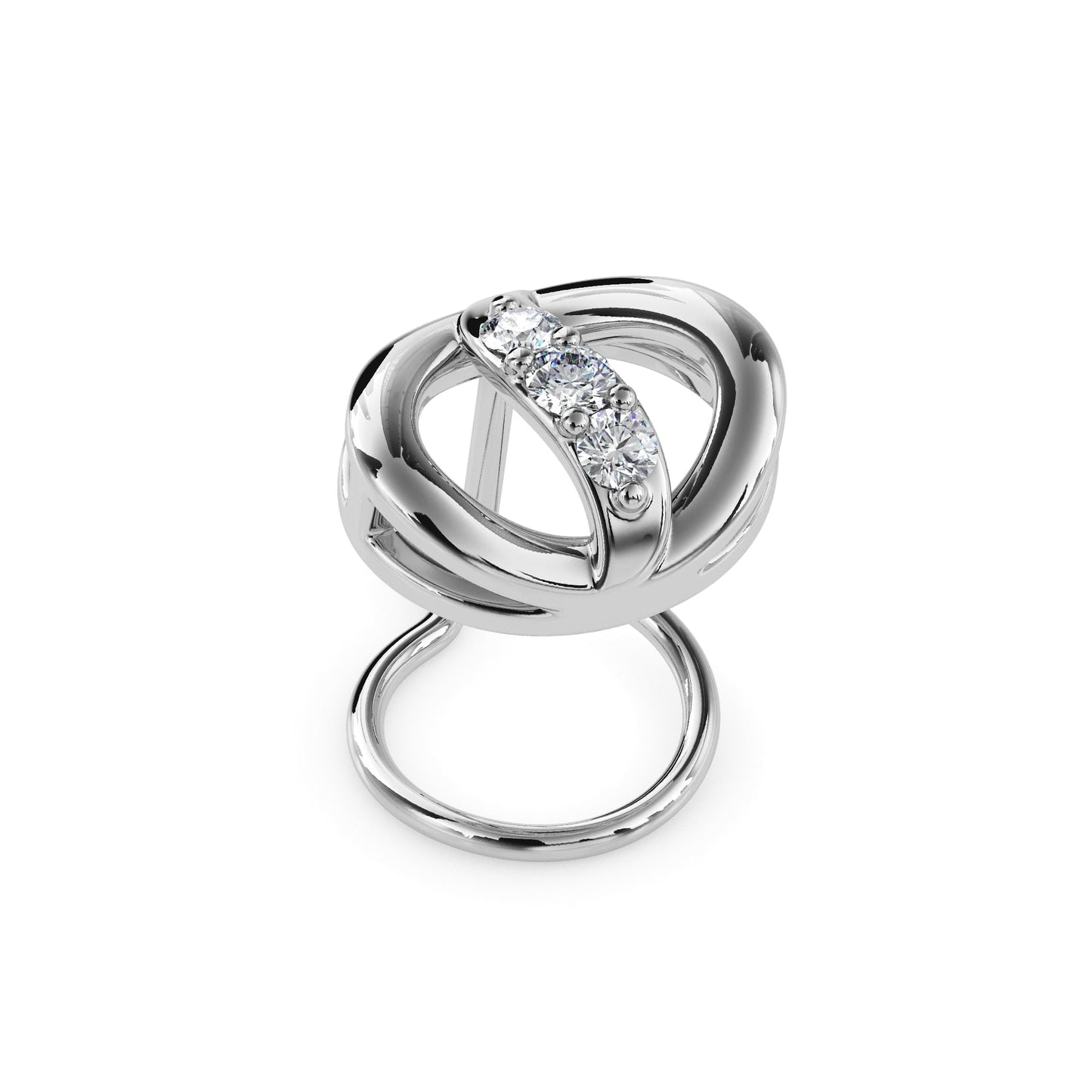 18k white gold image 4 - image 4