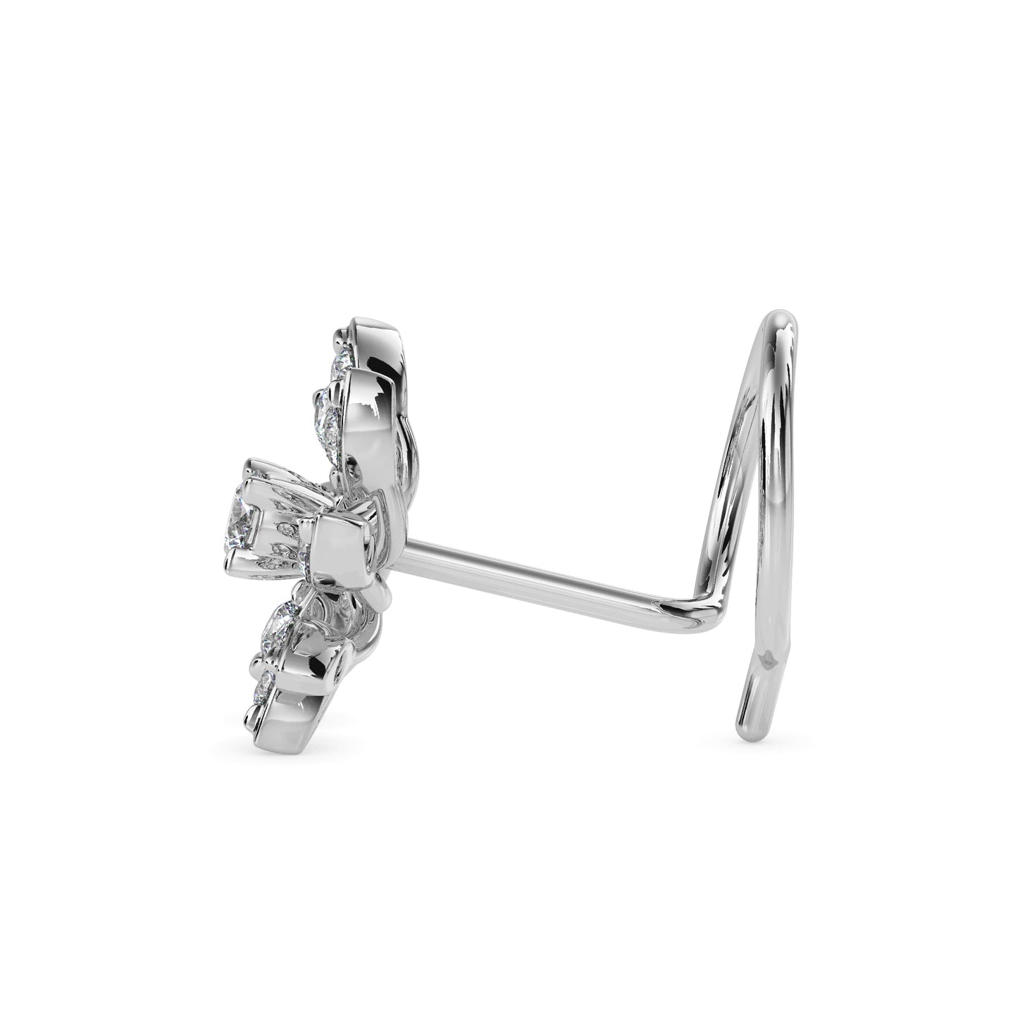 14k white gold image 3 - image 3