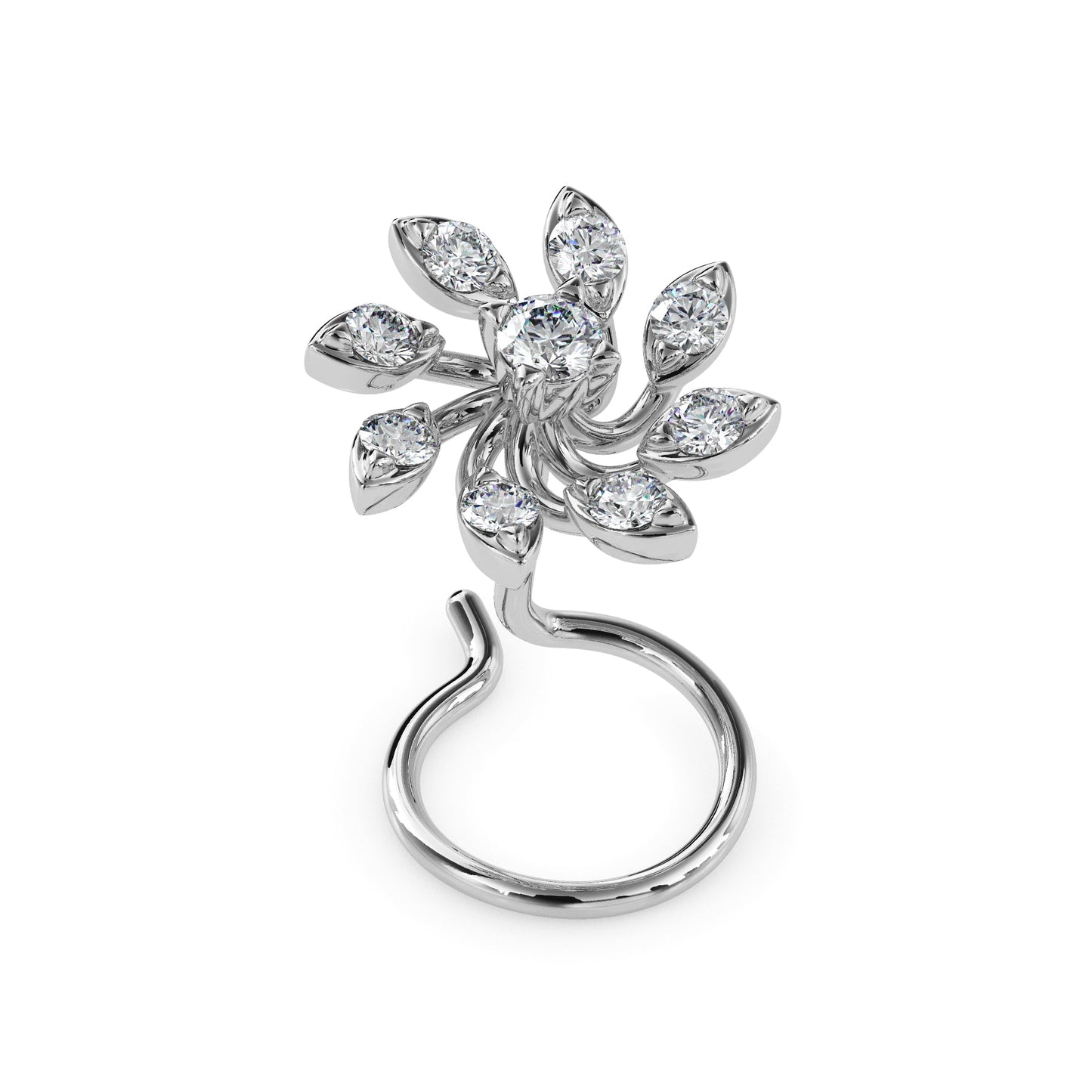 14k white gold image 4 - image 4