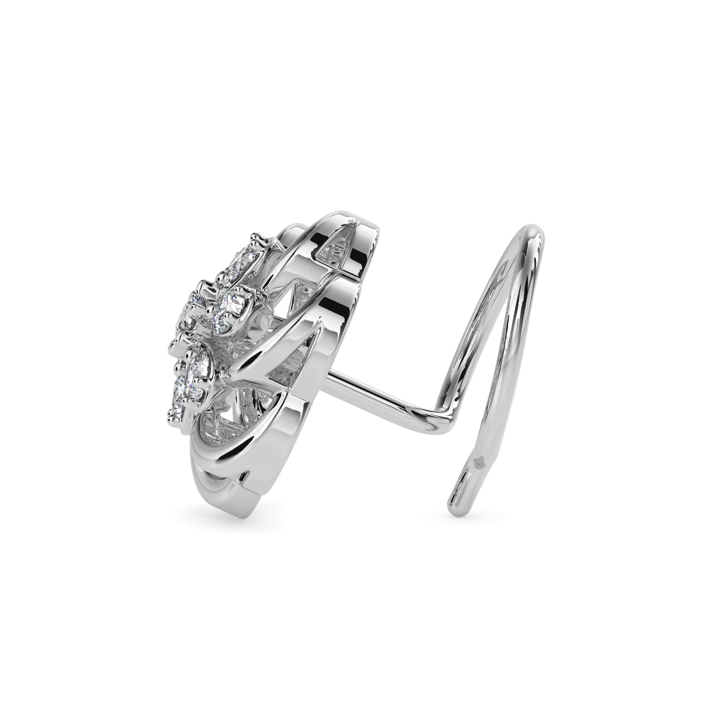 14k white gold image 3 - image 3
