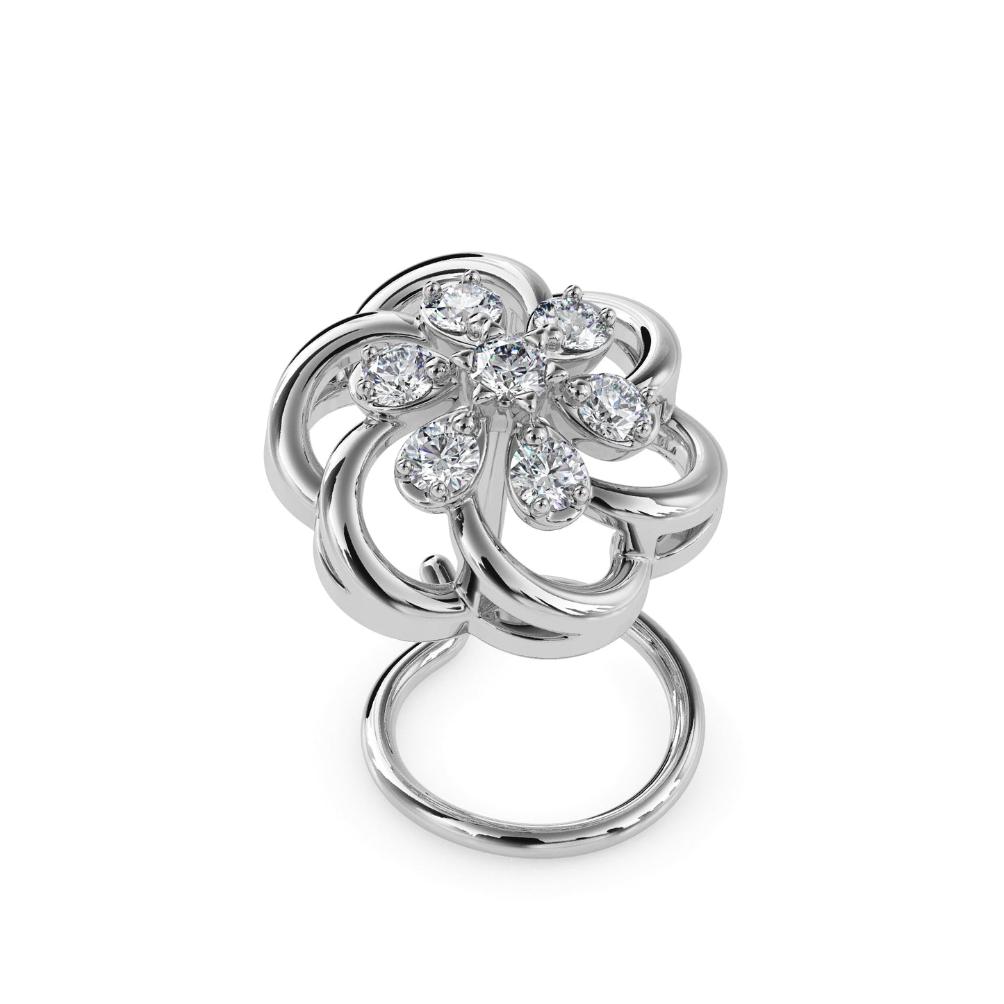14k white gold image 4 - image 4