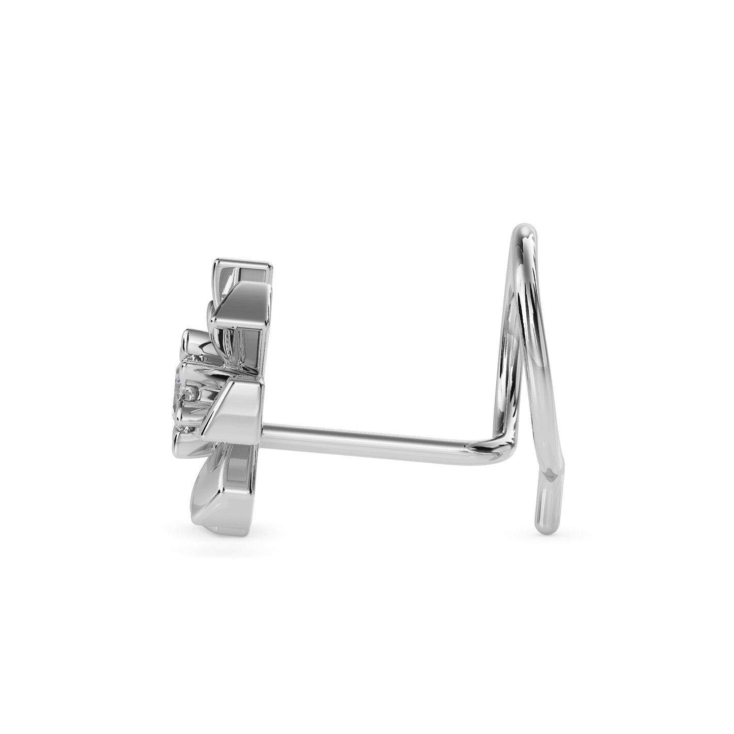 14k white gold image 3 - image 3