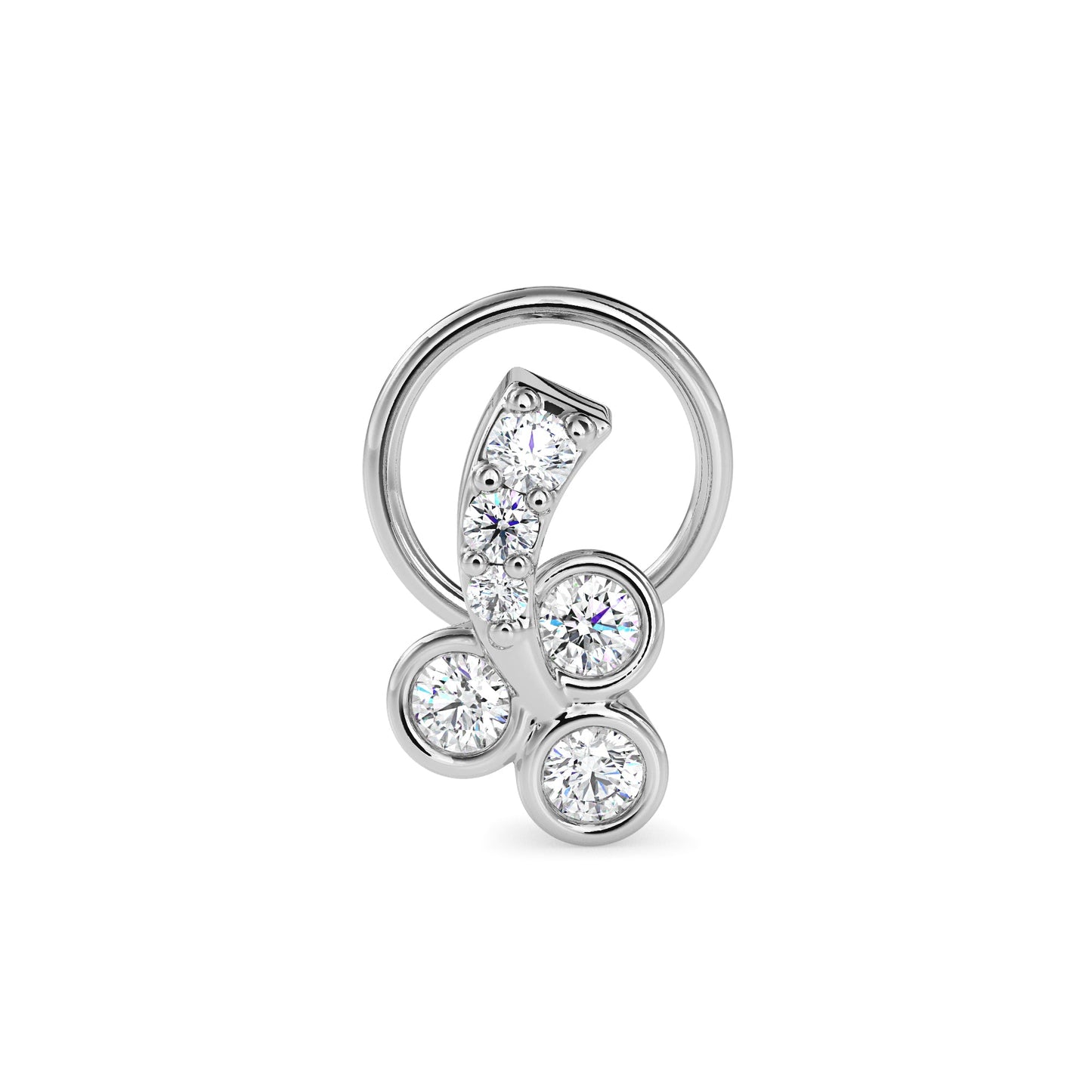 18k white gold image 1 - image 1
