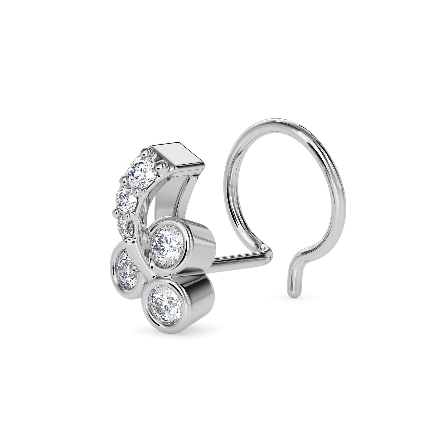 18k white gold image 2 - image 2