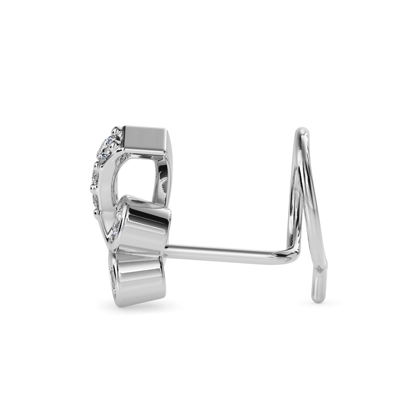 14k white gold image 3 - image 3