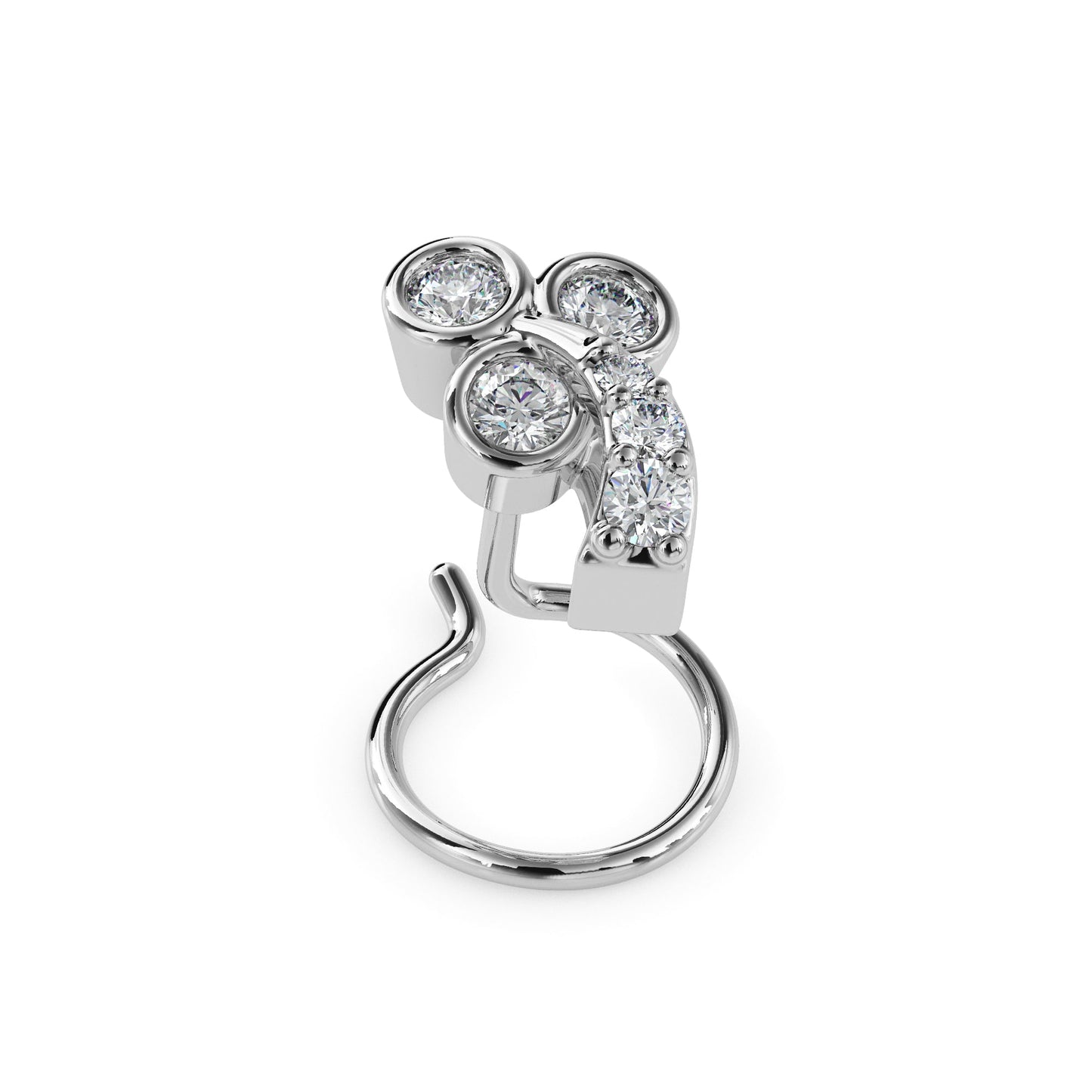 18k white gold image 4 - image 4